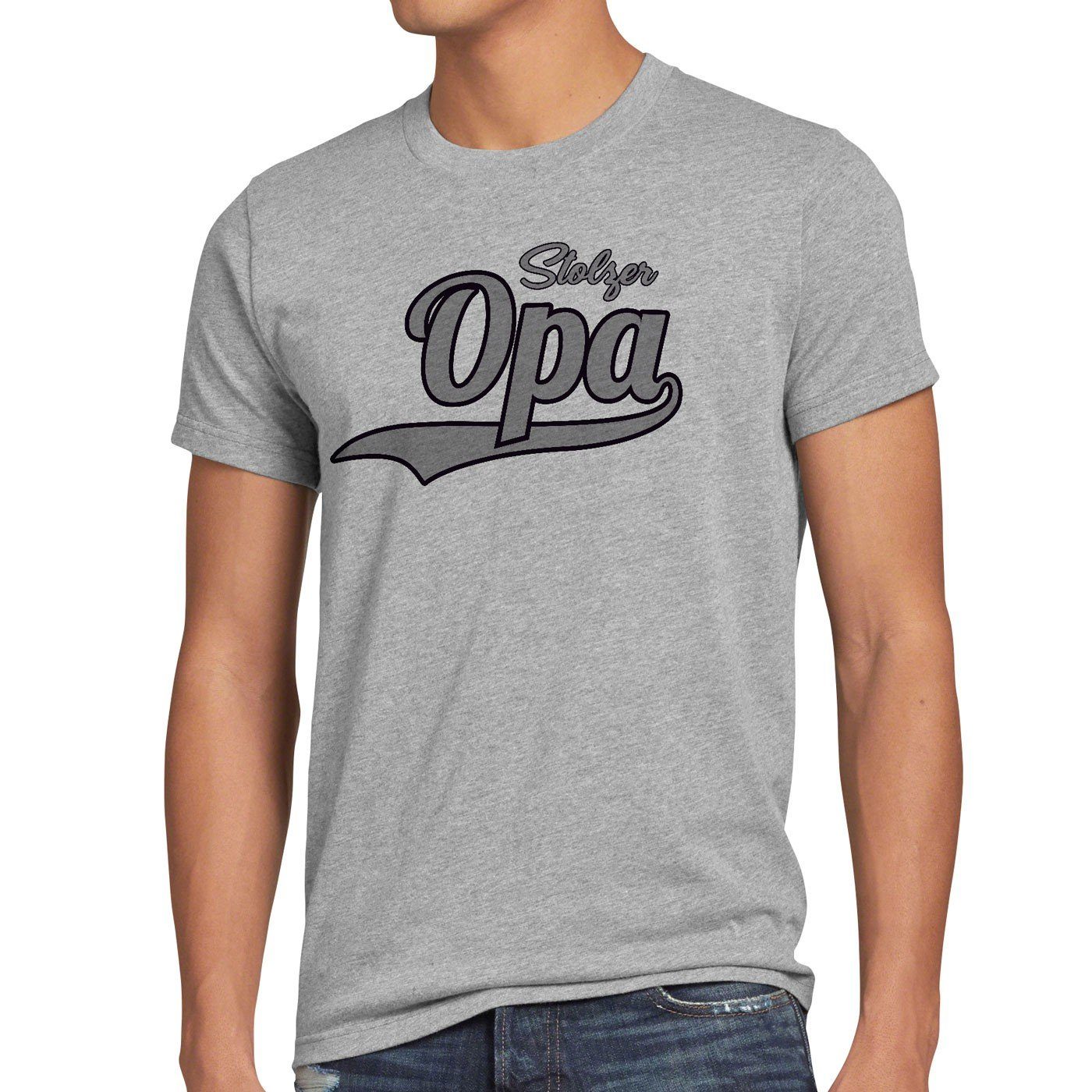 style3 T-Shirt Stolzer Opa Großvater Fun günstig online kaufen