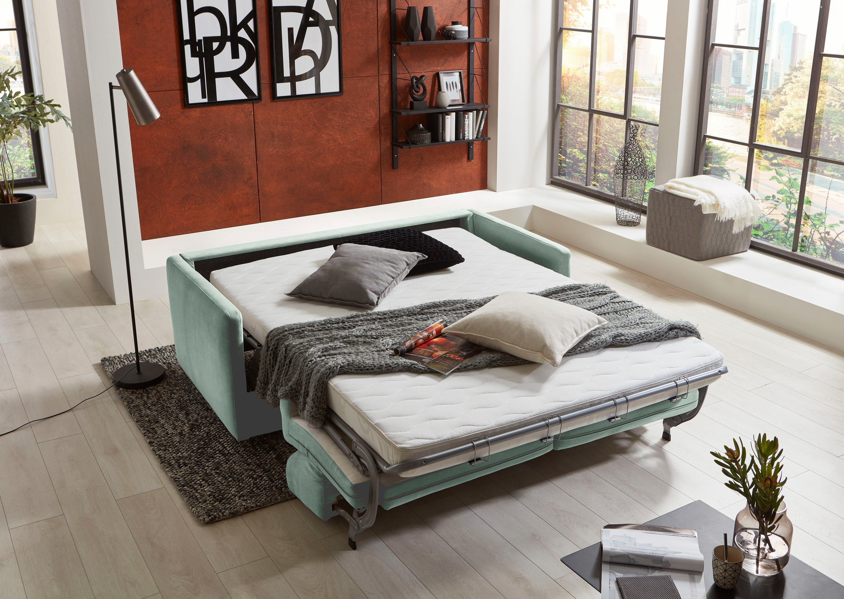 Places of Style Schlafsofa Limone, für Dauerschläfer geeignet inklusive hoc günstig online kaufen