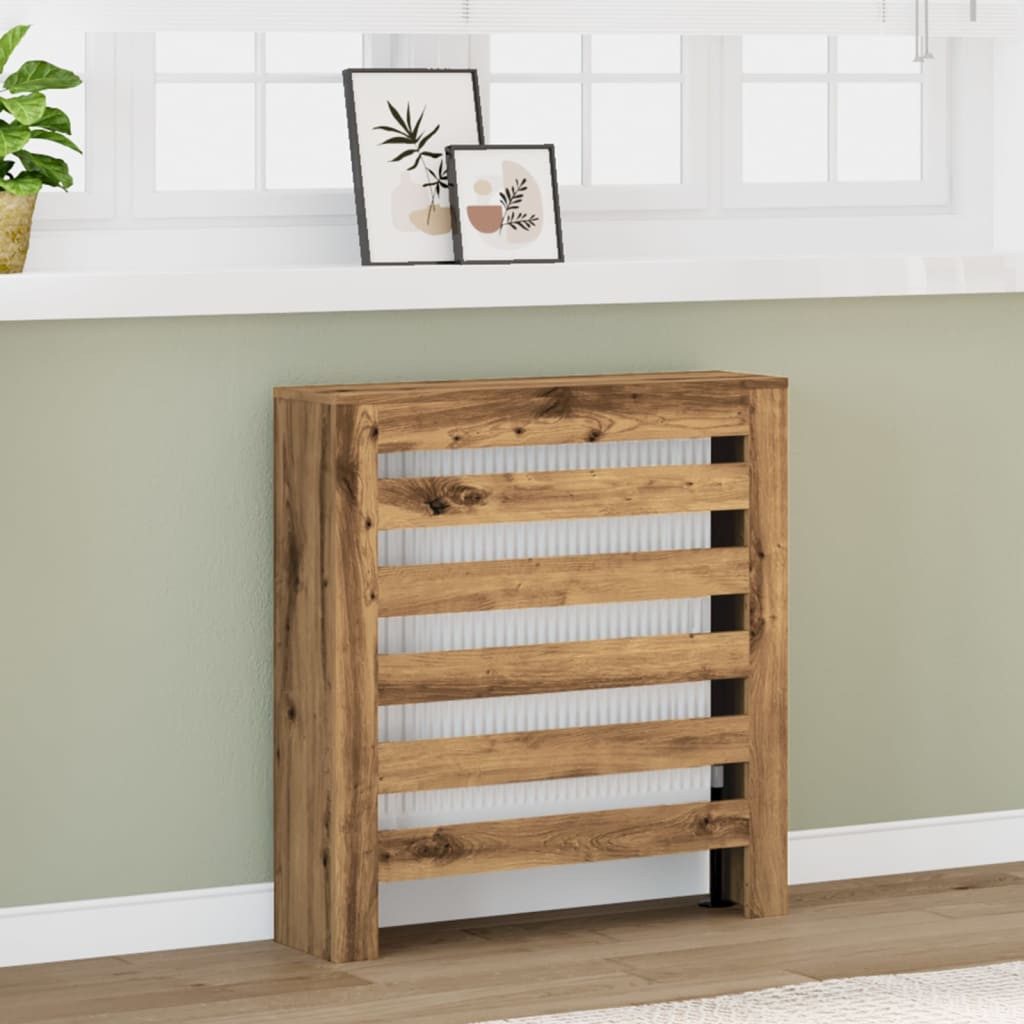 vidaXL Heizungsverkleidung 78 x 20 x 82 cm Heizkörperverkleidung Artisan-Eiche 78x20x82 cm Spanpl