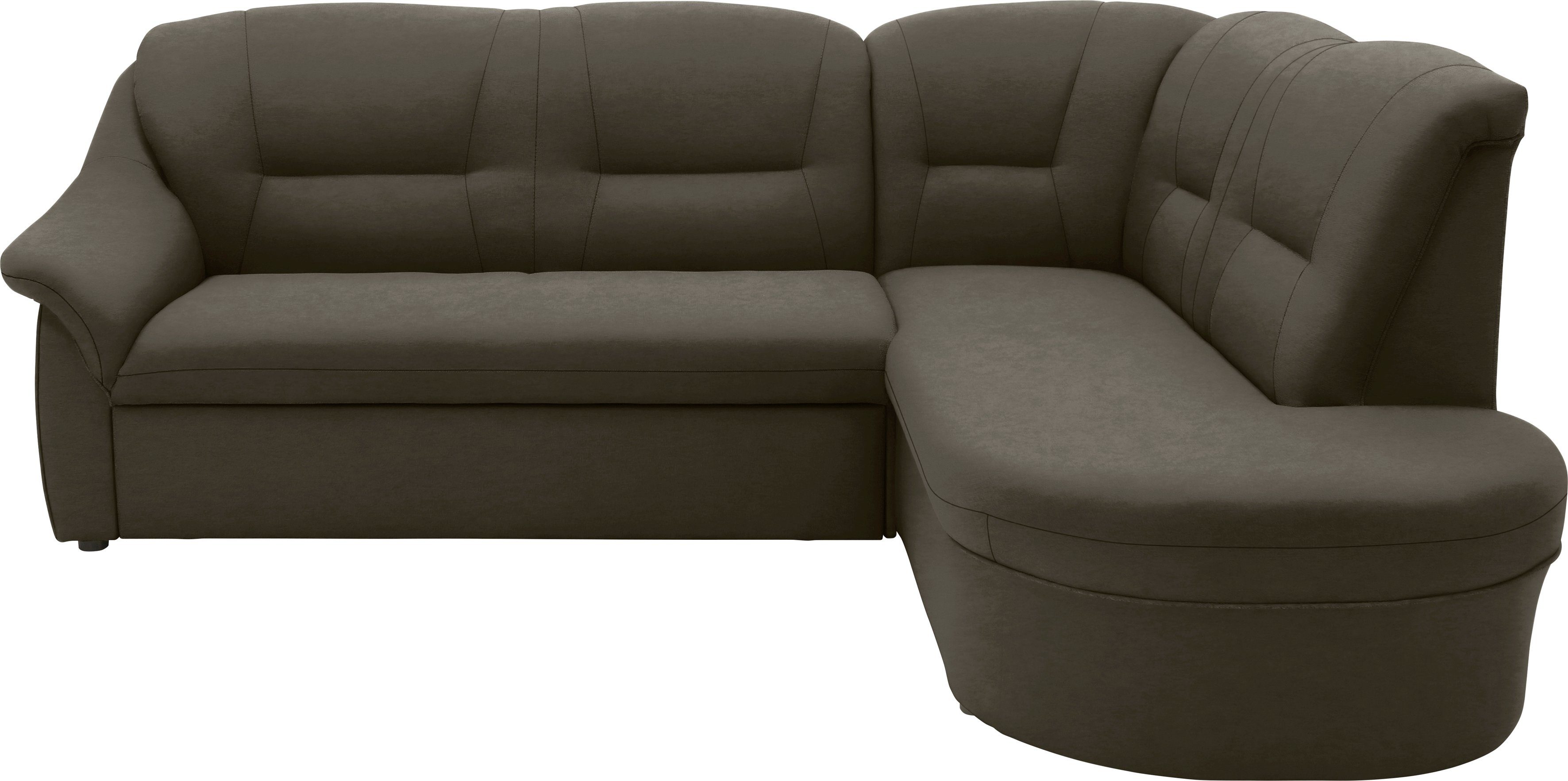 DOMO collection Ecksofa "Faenza für kleine Räume, Stellmaße 232,176cm, komf günstig online kaufen