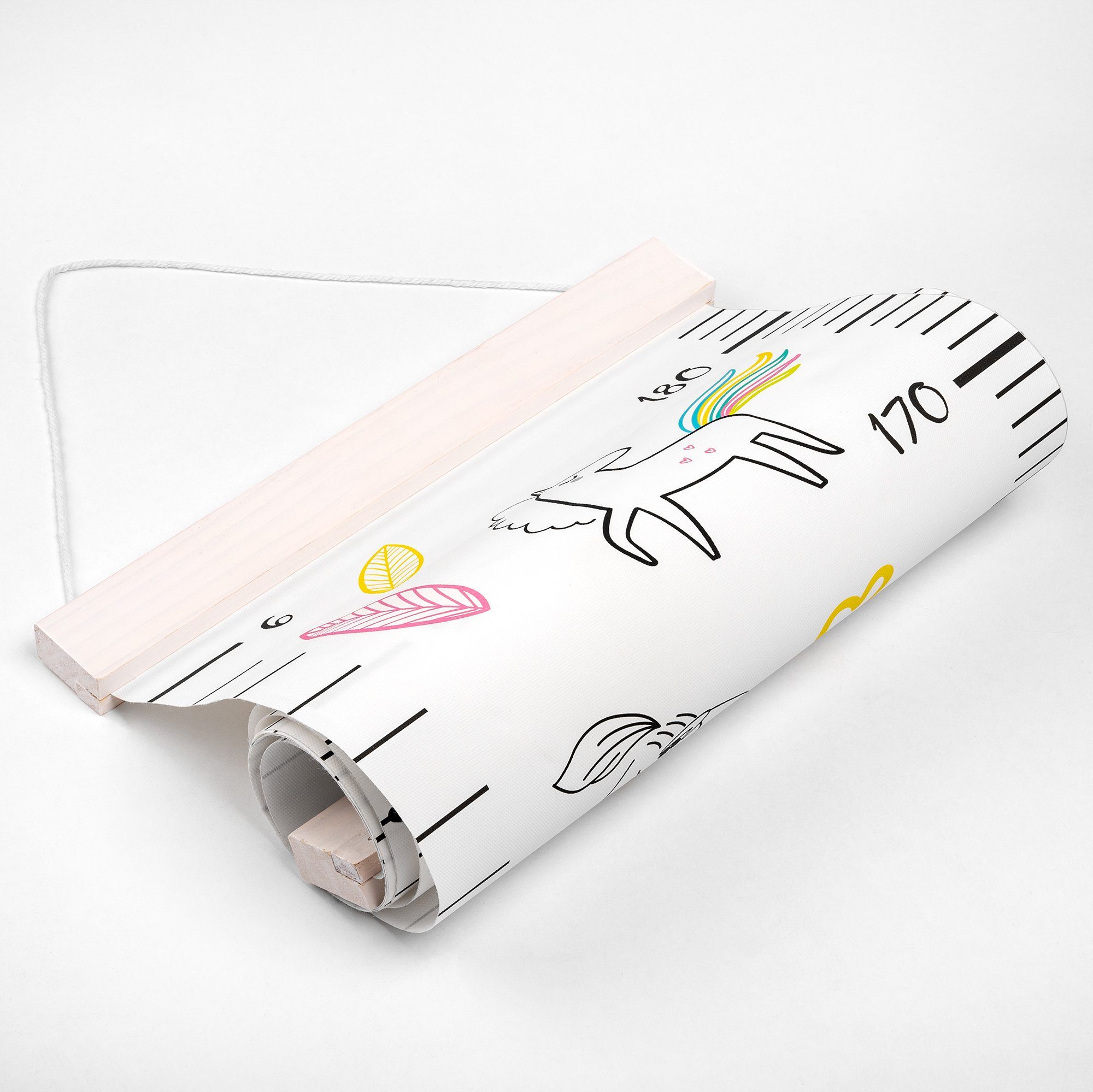 Walther Design Messlatte Kinder-Messlatte "Growing Explorer", Skala von 60-180 cm