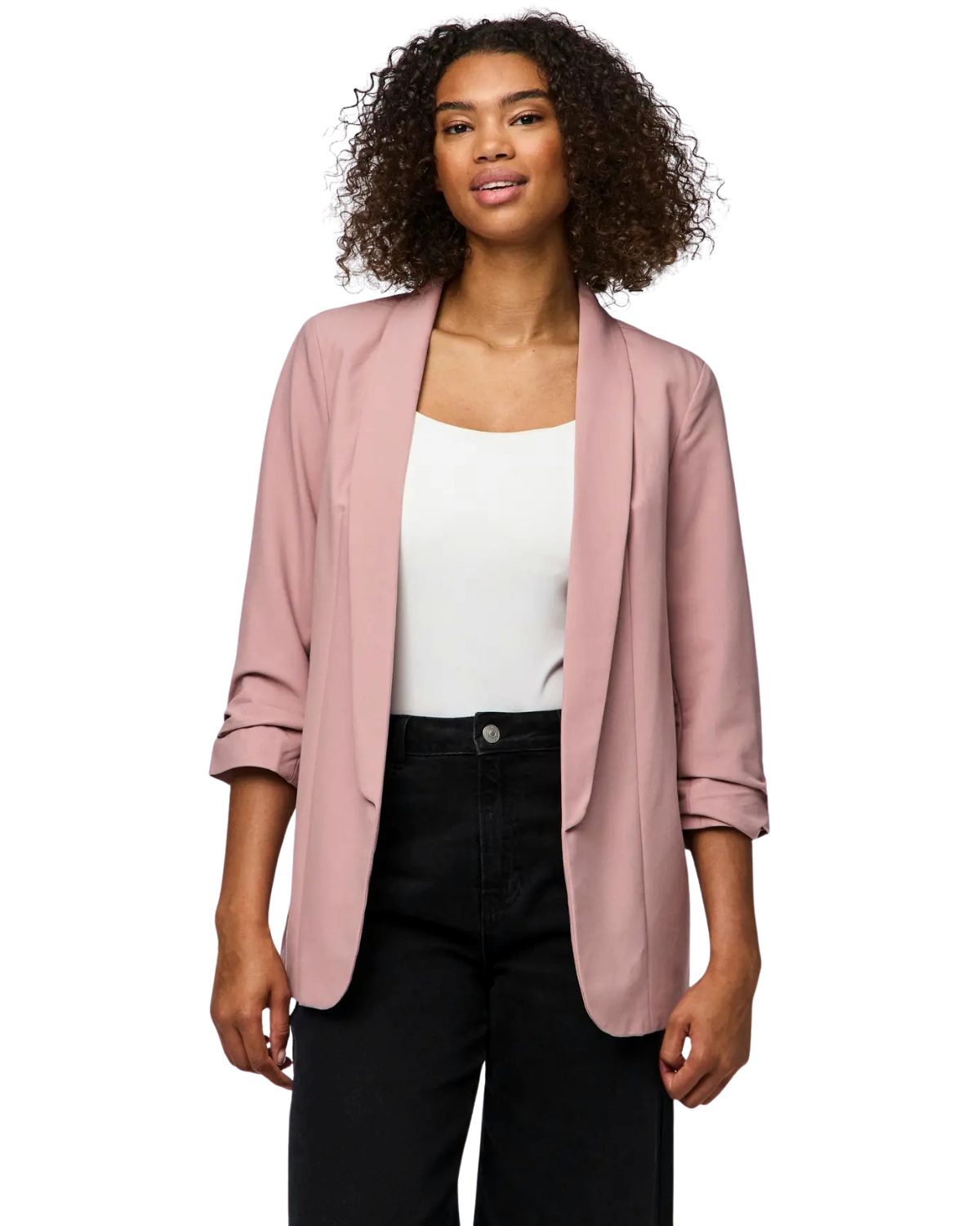 pieces Longblazer Regular Fit Blazer stylisch kombinierbar