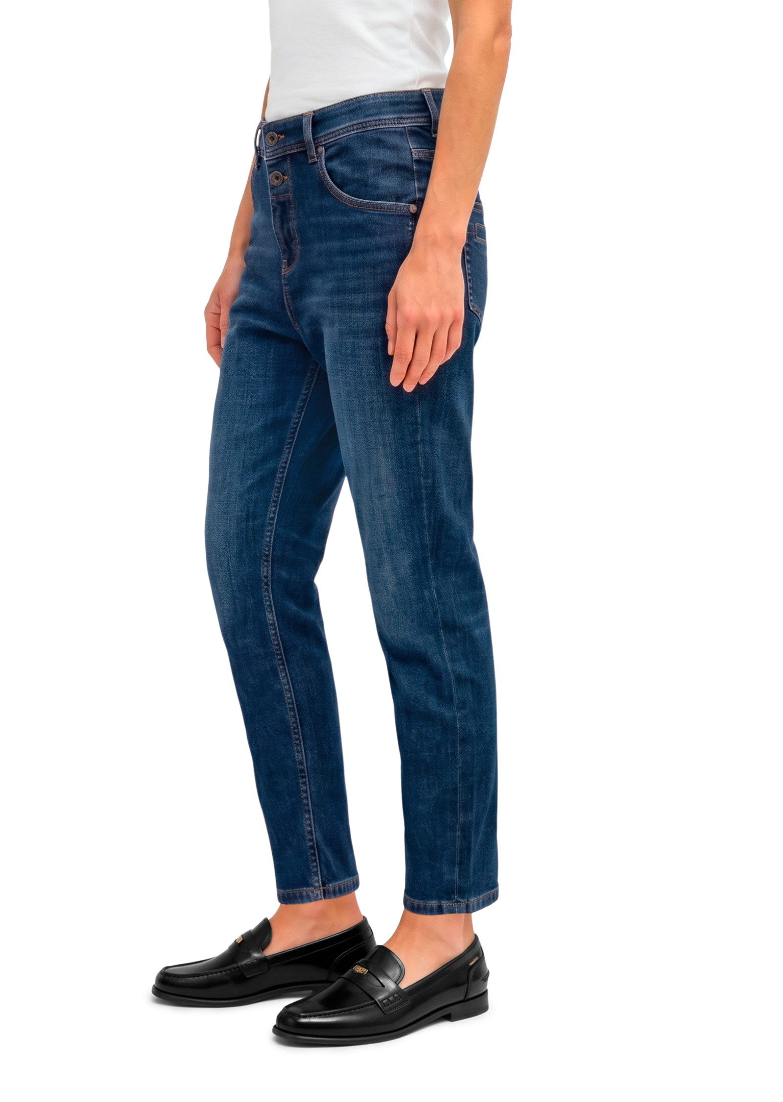 Marc O'Polo Boyfriend-Jeans aus softem Baumwoll-Stretch