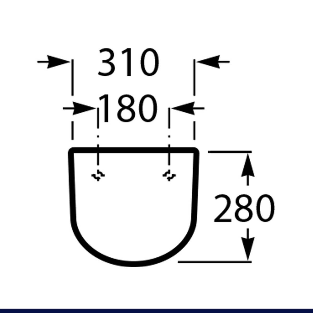 Roca Urinal Roca Nexo Urinal Weiß mit Soft-Close-Deckel und rückseitigem Zulauf, (1-tlg)