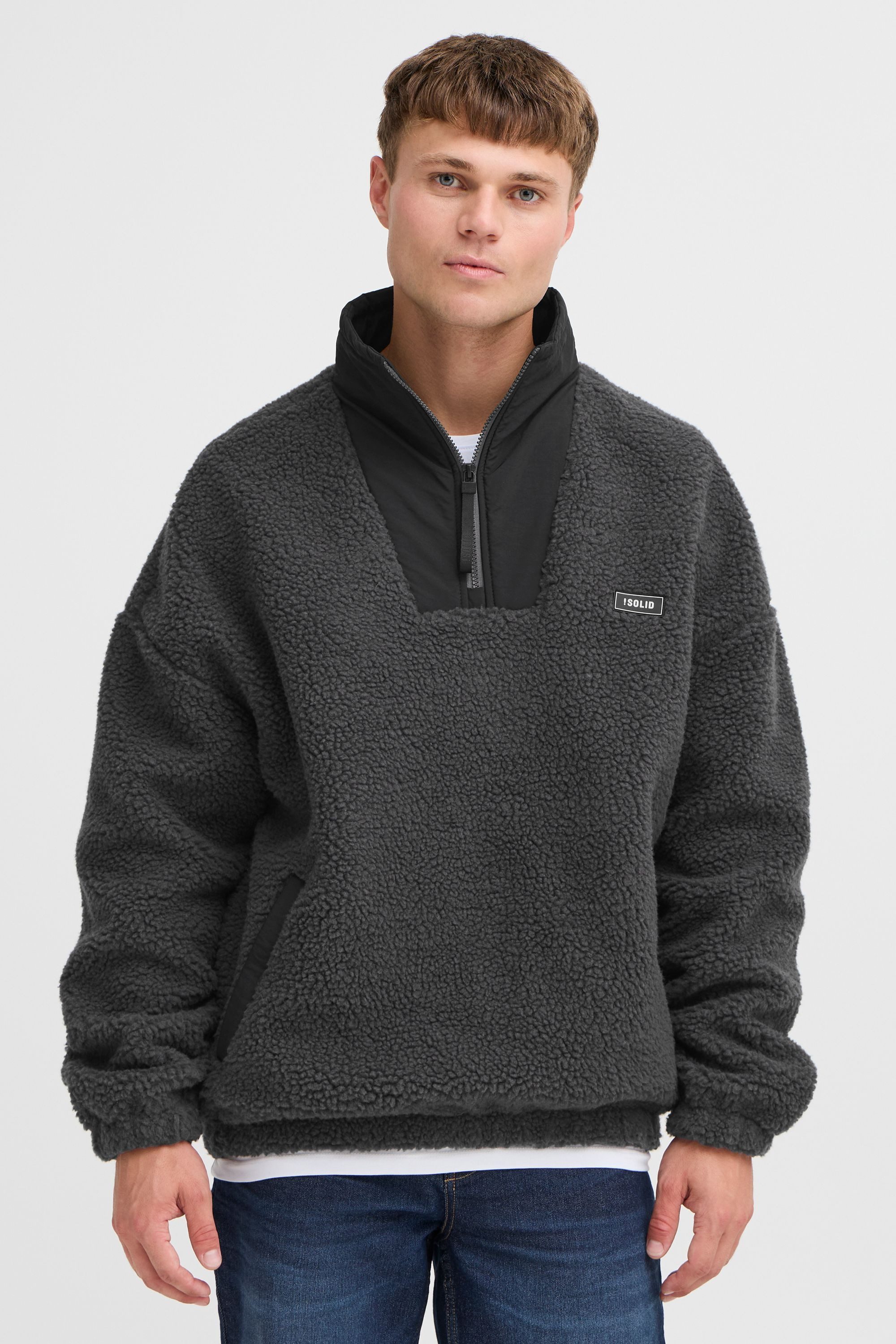 !Solid Fellimitatjacke SDMARKMANN Modische Jacke günstig online kaufen