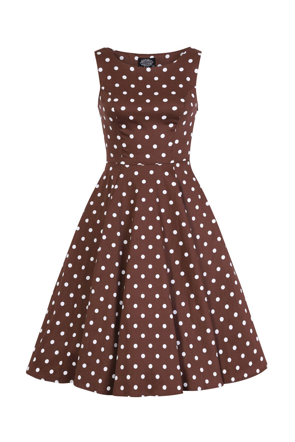 Hearts & Roses London A-Linien-Kleid Cindy Polka Dot Swing Dress Rockabella Vintage Retro