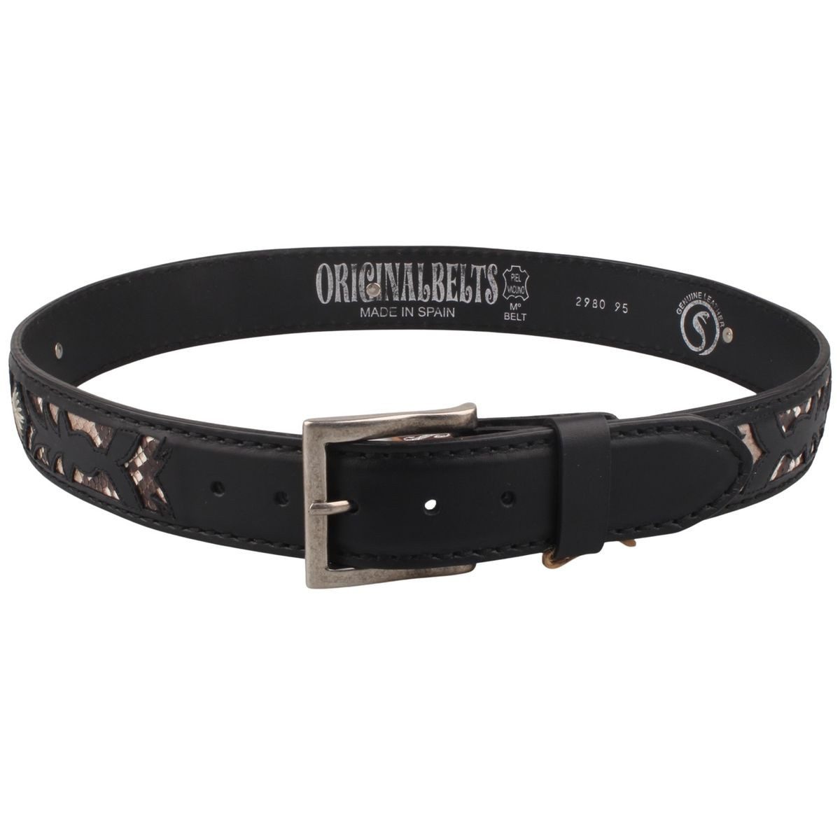 ORIGINALBELTS Ledergürtel 2980-Negro Goya günstig online kaufen
