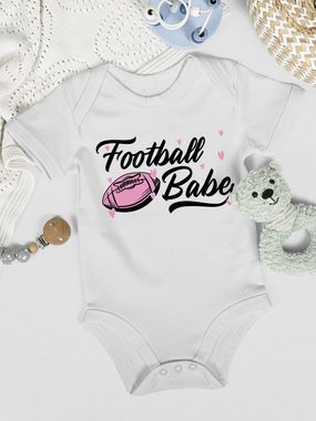 Shirtracer Shirtbody Football Babe rosa/schwarz Sport & Bewegung Baby