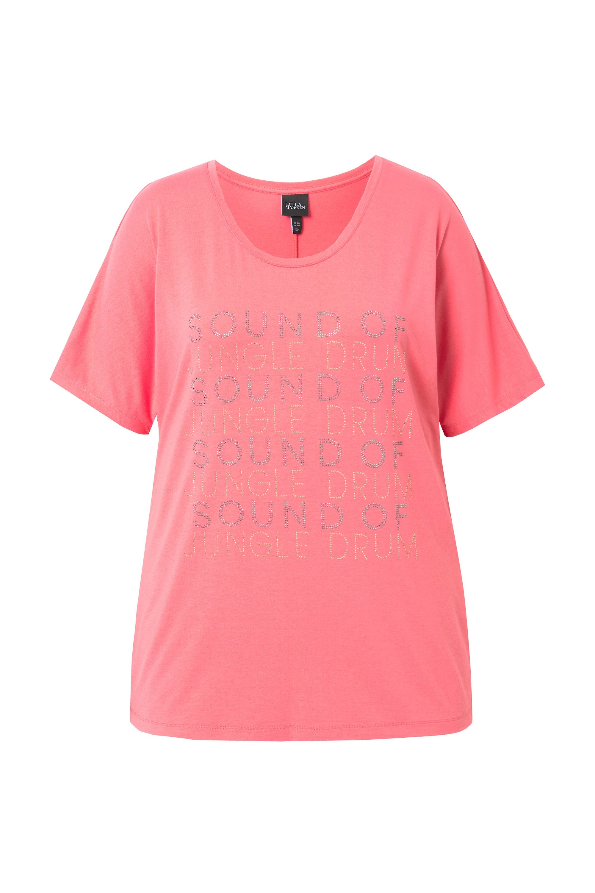 Ulla Popken T-Shirt T-Shirt Schriftmotiv oversized günstig online kaufen