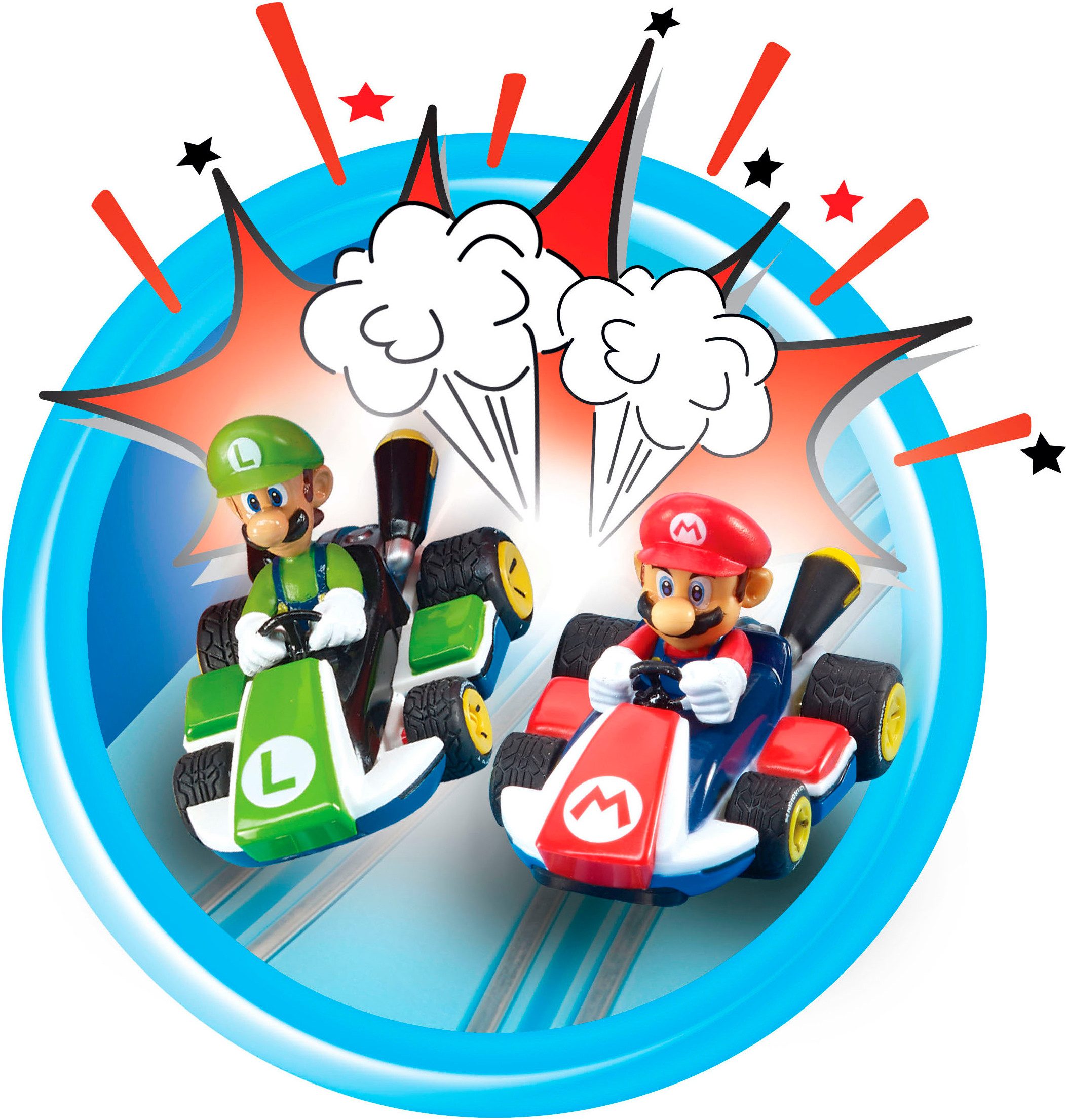 Carrera® Autorennbahn Carrera® First - Mario Kart™ Mario vs. Luigi