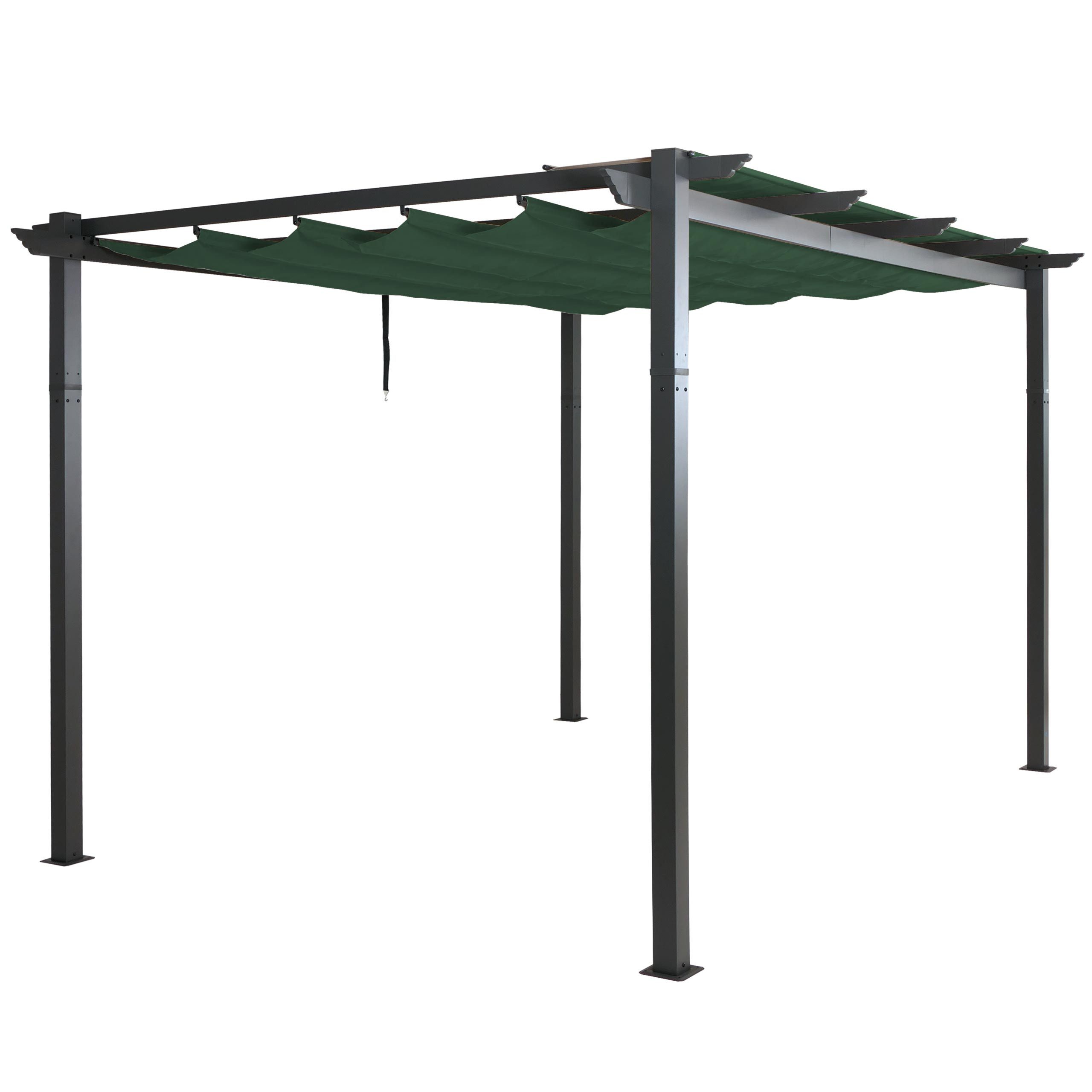 MCW Pergola MCW-N93-3x4, Stabiles Gestell, Inklusive Befestigungsmaterial