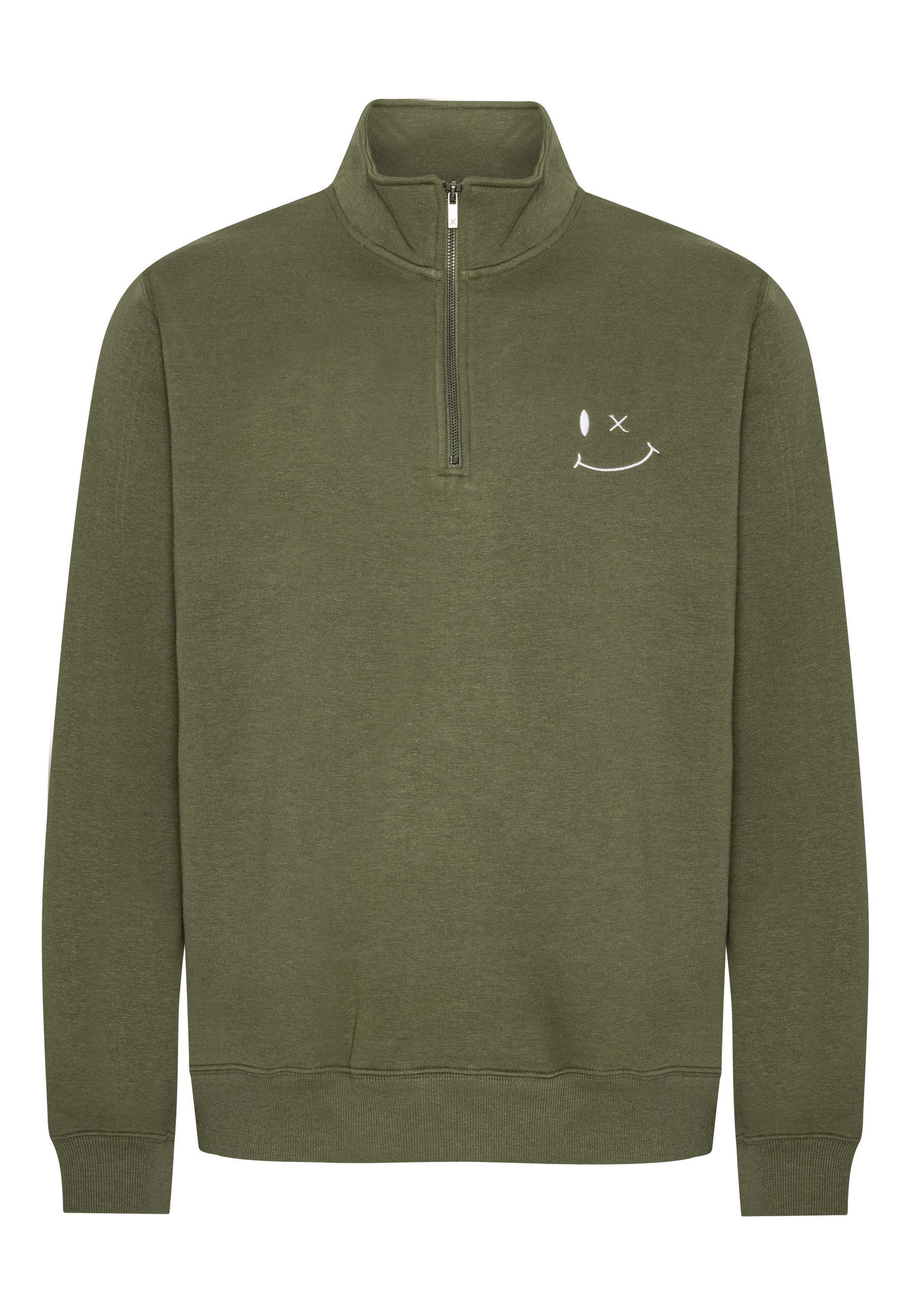 Clean Cut Copenhagen Sweater Clean Cut Copenhagen Patrick Half-Zip Sweatshirt (1-tlg)