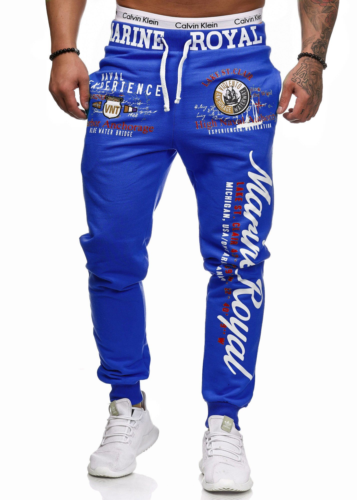 L.gonline Jogginghose Herren JoggingHOSE lang, Trainingshose Baumwolle, Spo günstig online kaufen