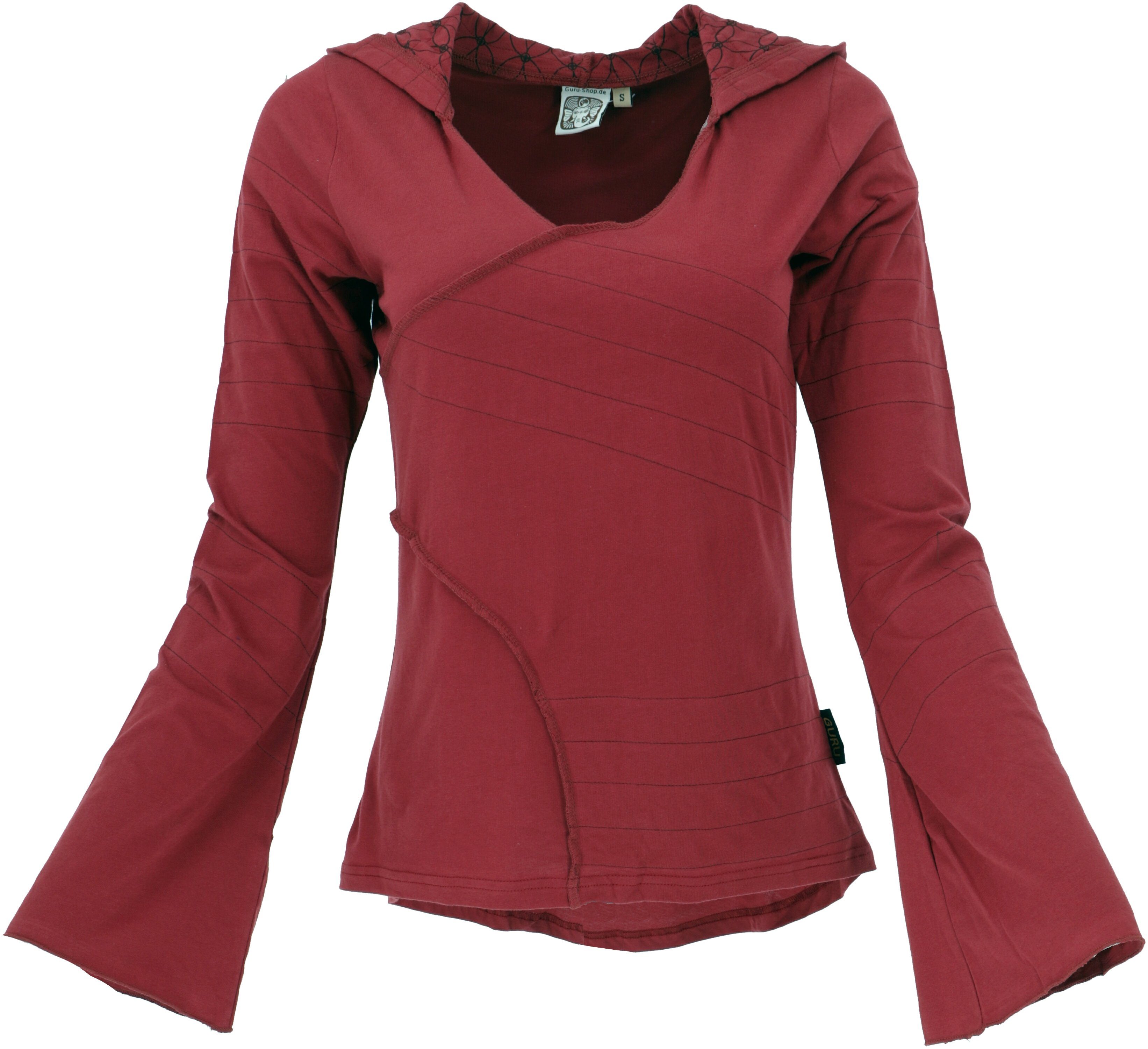 Guru-Shop Longsleeve Elfen Hoody, Langarmshirt, Pixi günstig online kaufen