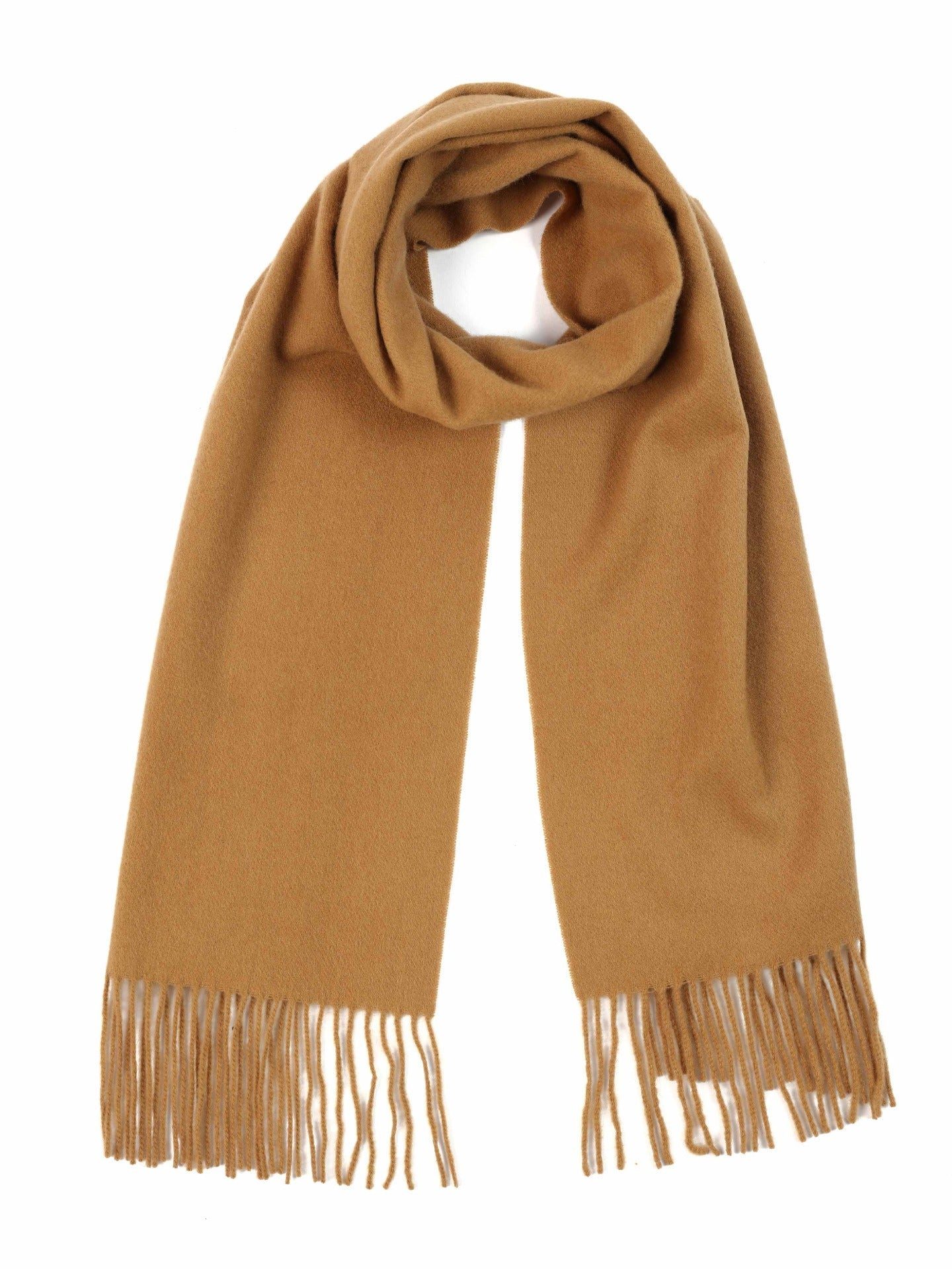 Strickschal Kaschmirschal mit Fransen