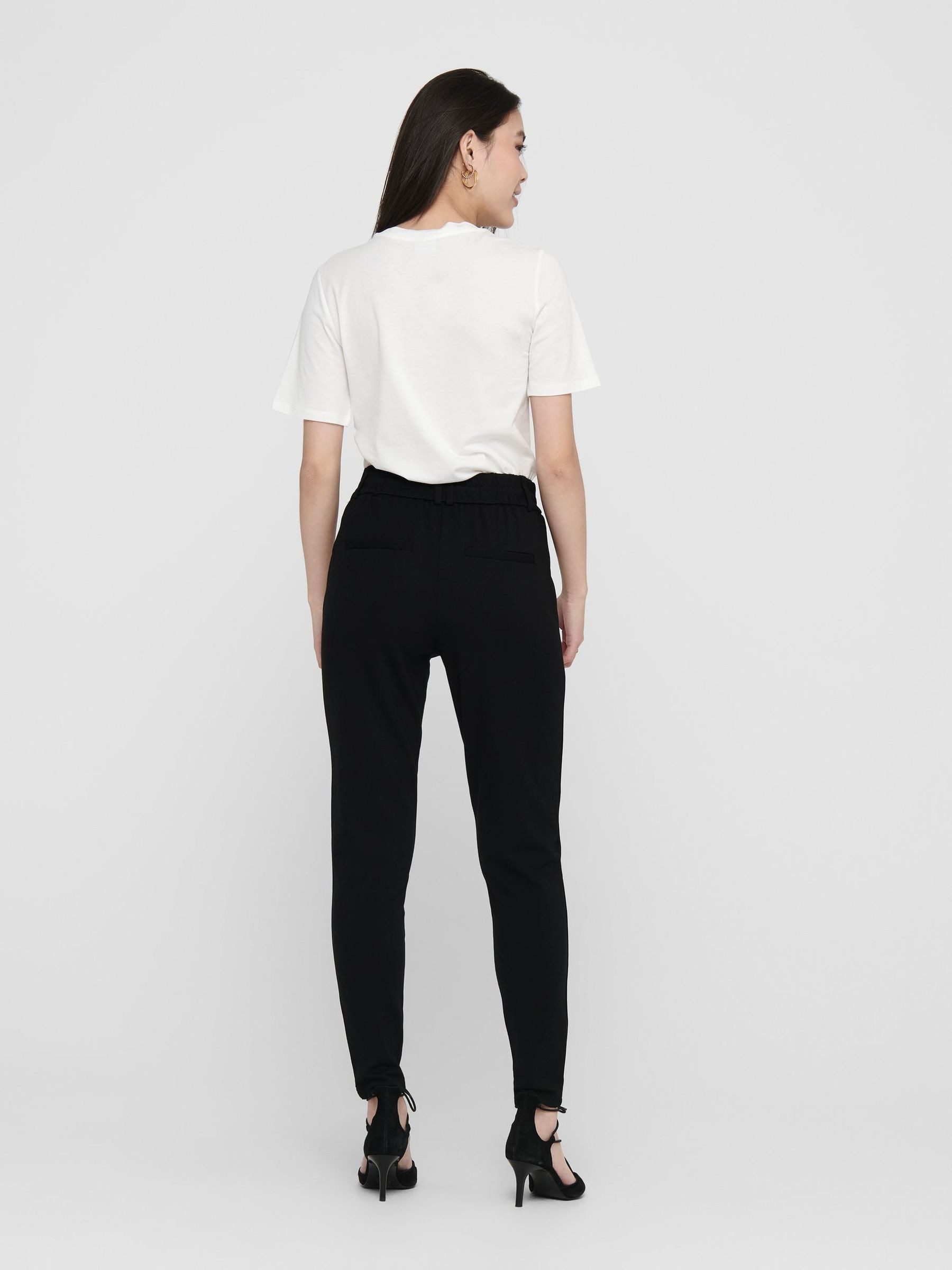 ONLY Stoffhose Elegante Stoffhose Poptrash Paperback Stretch Pants ONLPOPTRASH ONLPOPTRASH LIFE EASY COL PANT PNT NOOS