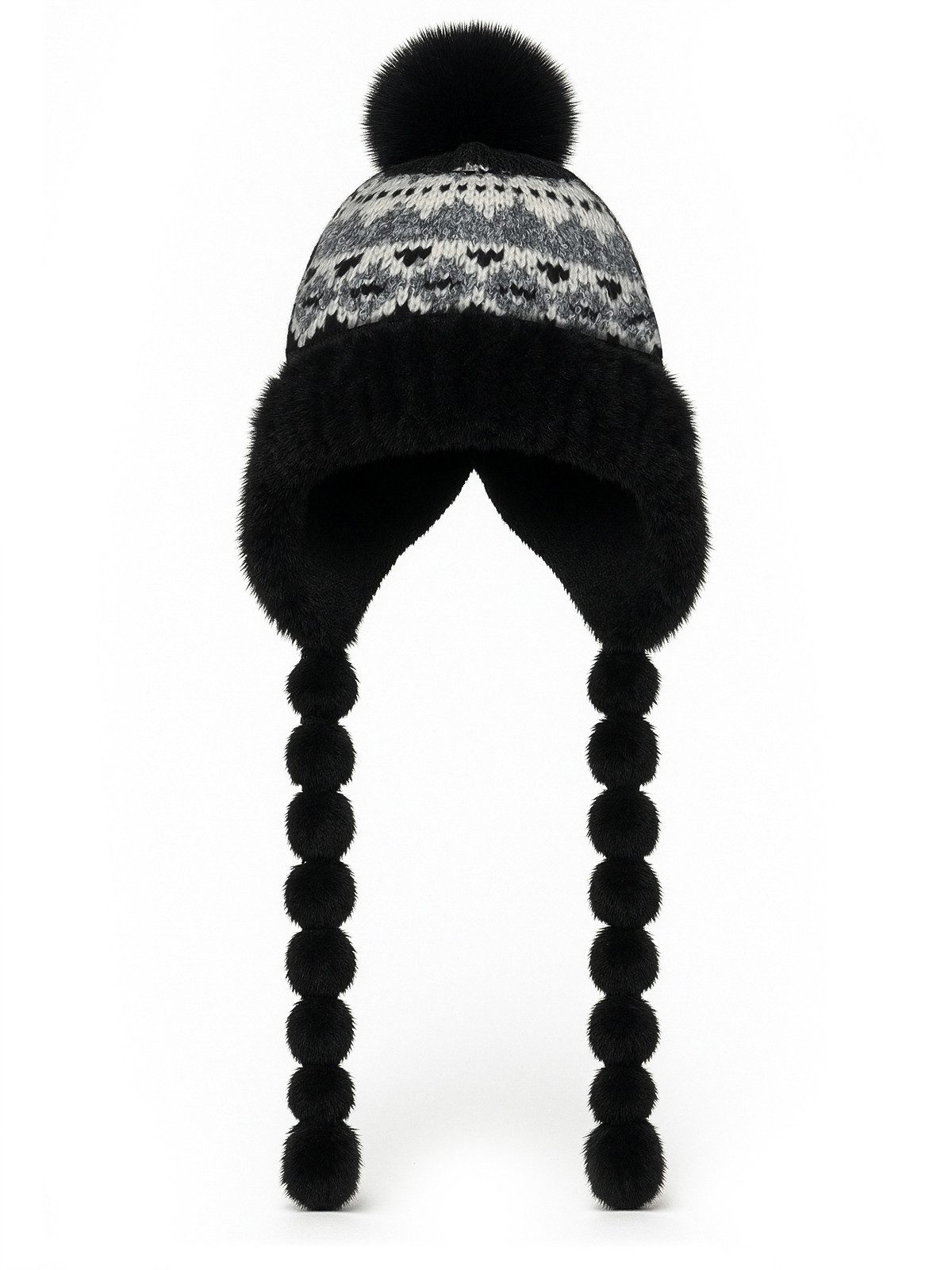 simaranda Strickmütze Damen Mütze 505 Schwarz günstig online kaufen