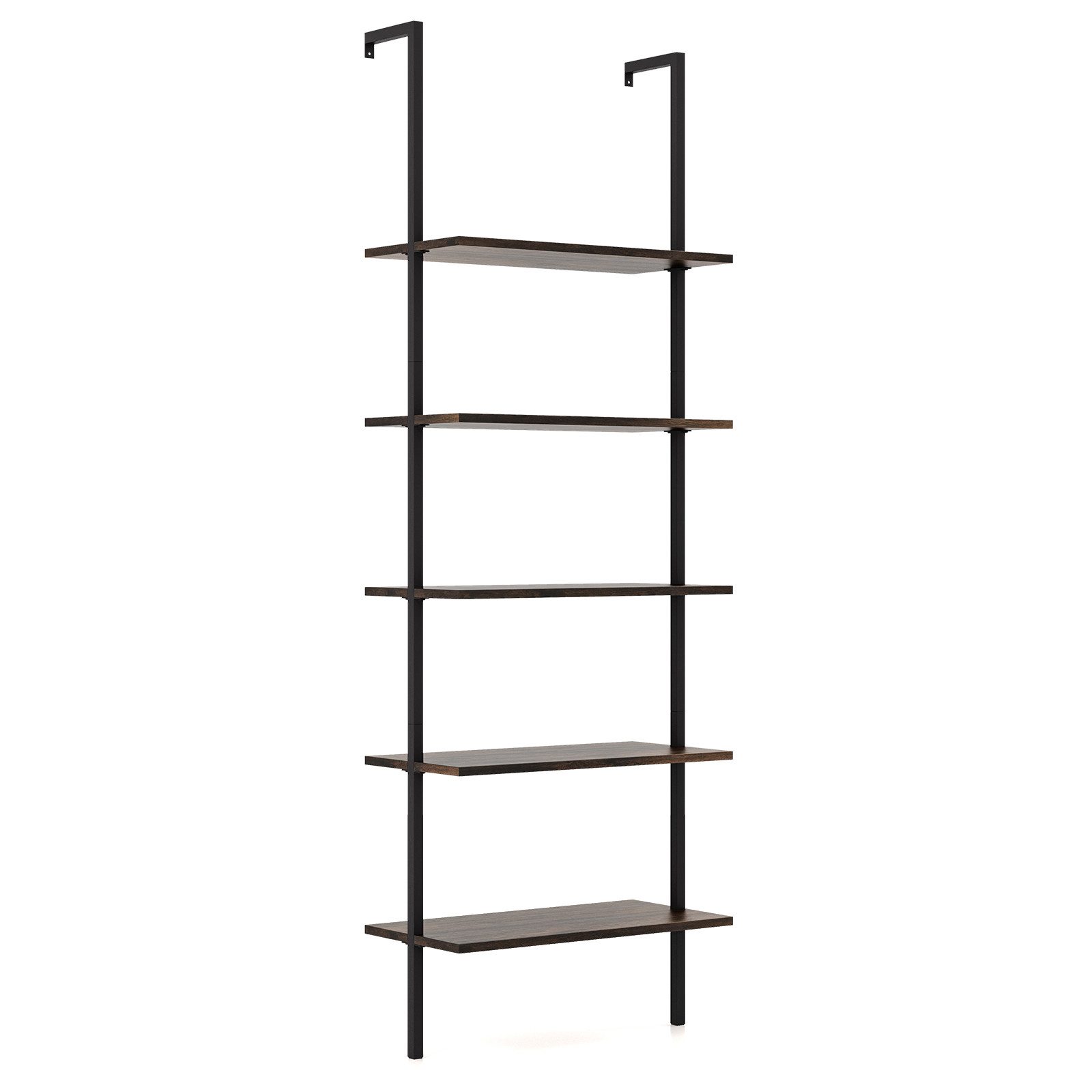 COSTWAY Leiterregal 5 Ebene Bücherregal günstig online kaufen