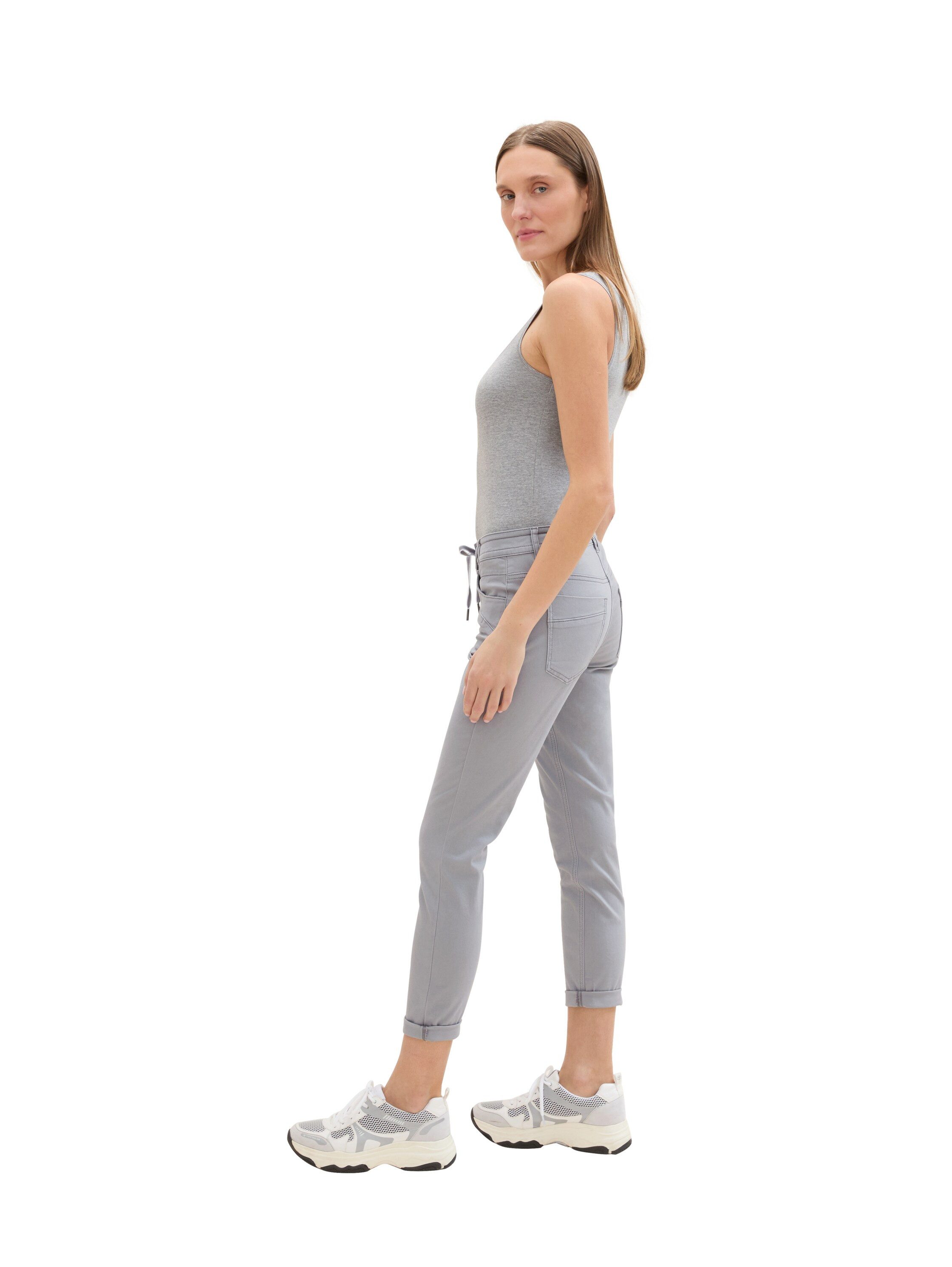 TOM TAILOR 7/8-Hose Tapered mit Bindeband am Bündchen