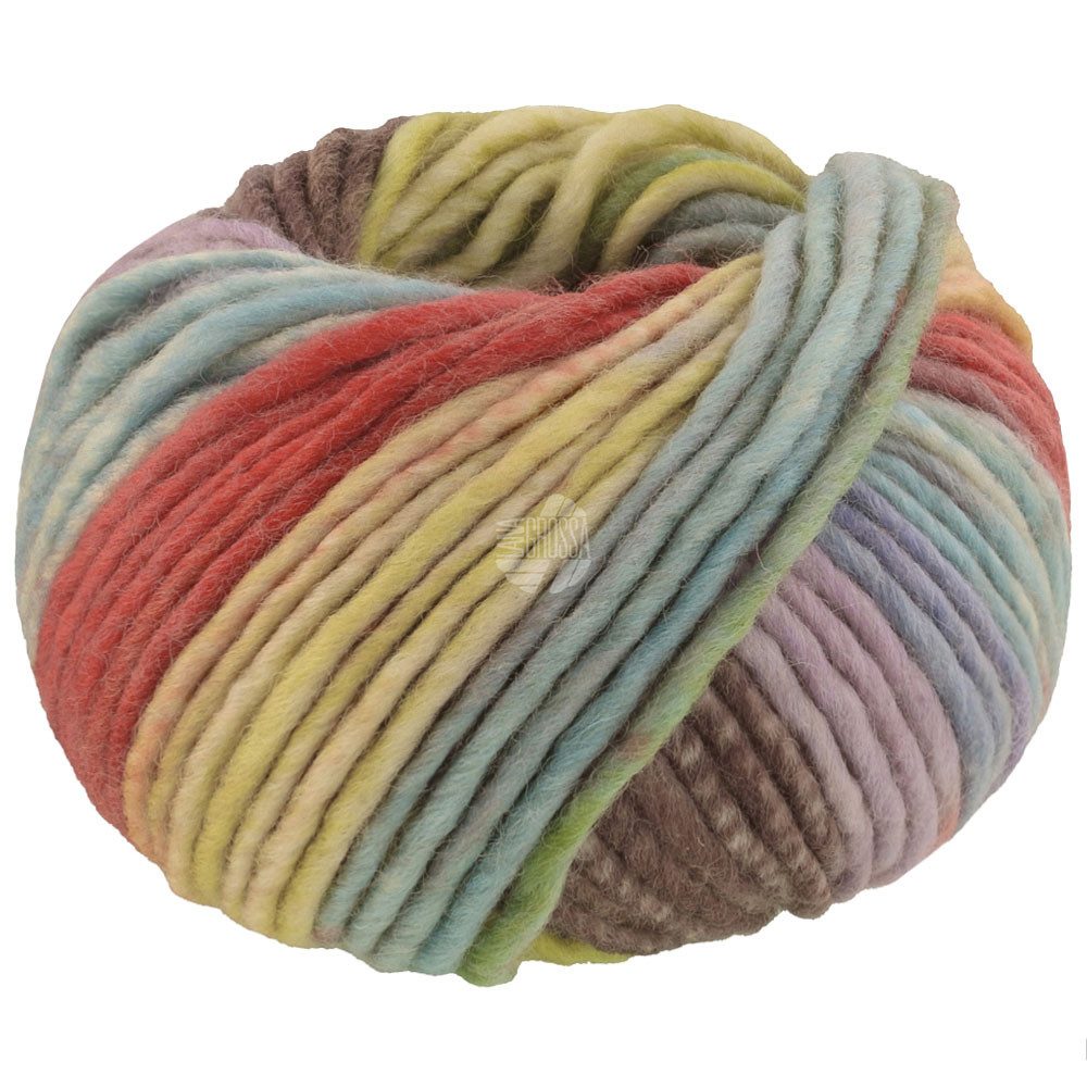 LANA GROSSA FELTRO BOSCO Häkelwolle, 50 m (Strickgarn zum Filzen mit Farbverlauf, 100 % Schurwolle), 50 g