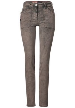 Cecil Slim-fit-Jeans Damenjeans Style Toronto Mit modischer Waschung, Tasche seitlich mit Zipper