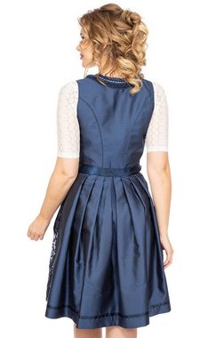 KRÜGER MADL & BUAM Trachtenkleid Midi Dirndl 2tlg. 60cm BEATA marine