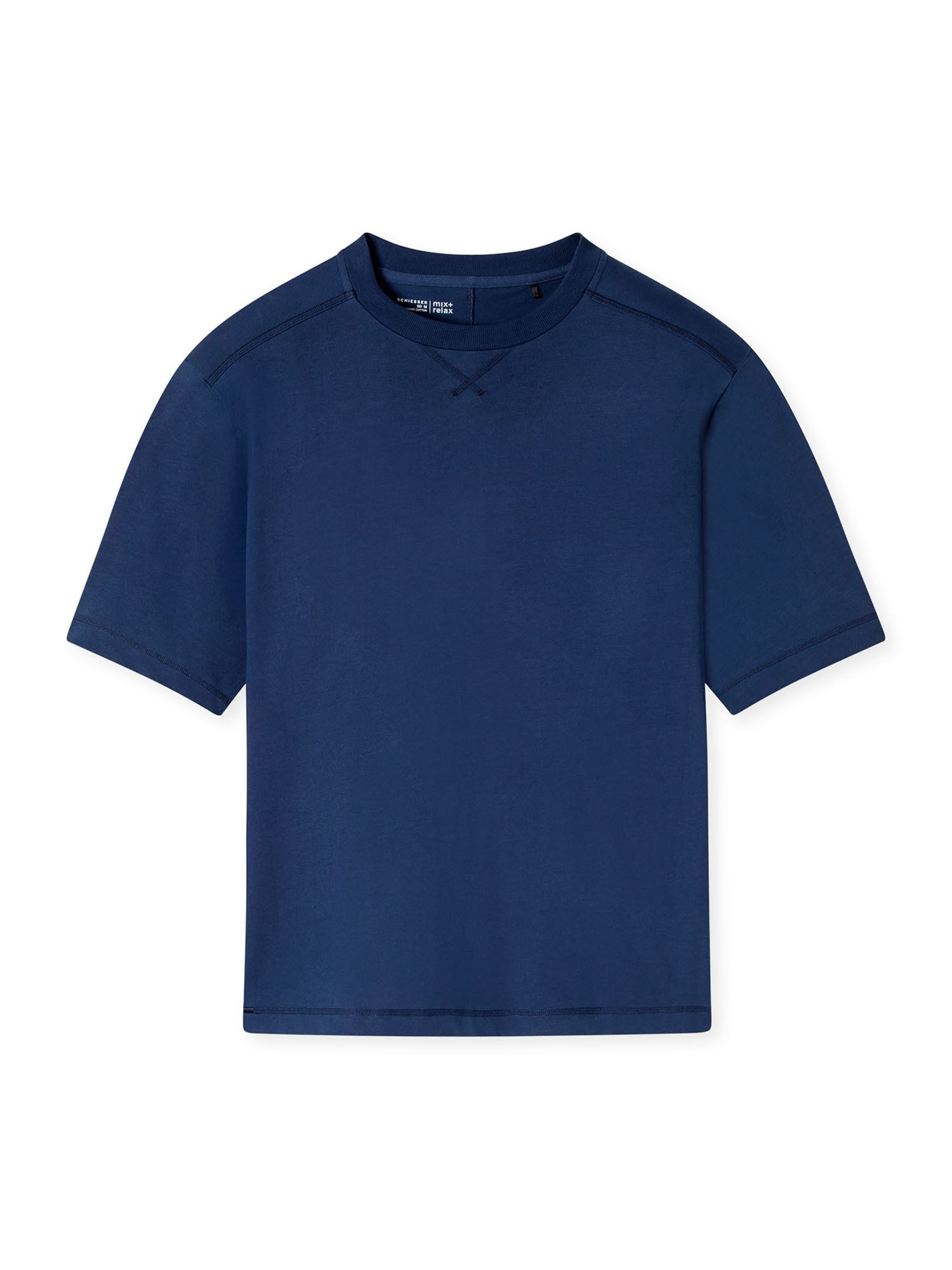 Schiesser Pyjamaoberteil Mix Relax Schlafshirt, Pyjama Shirt, Nachtshirt