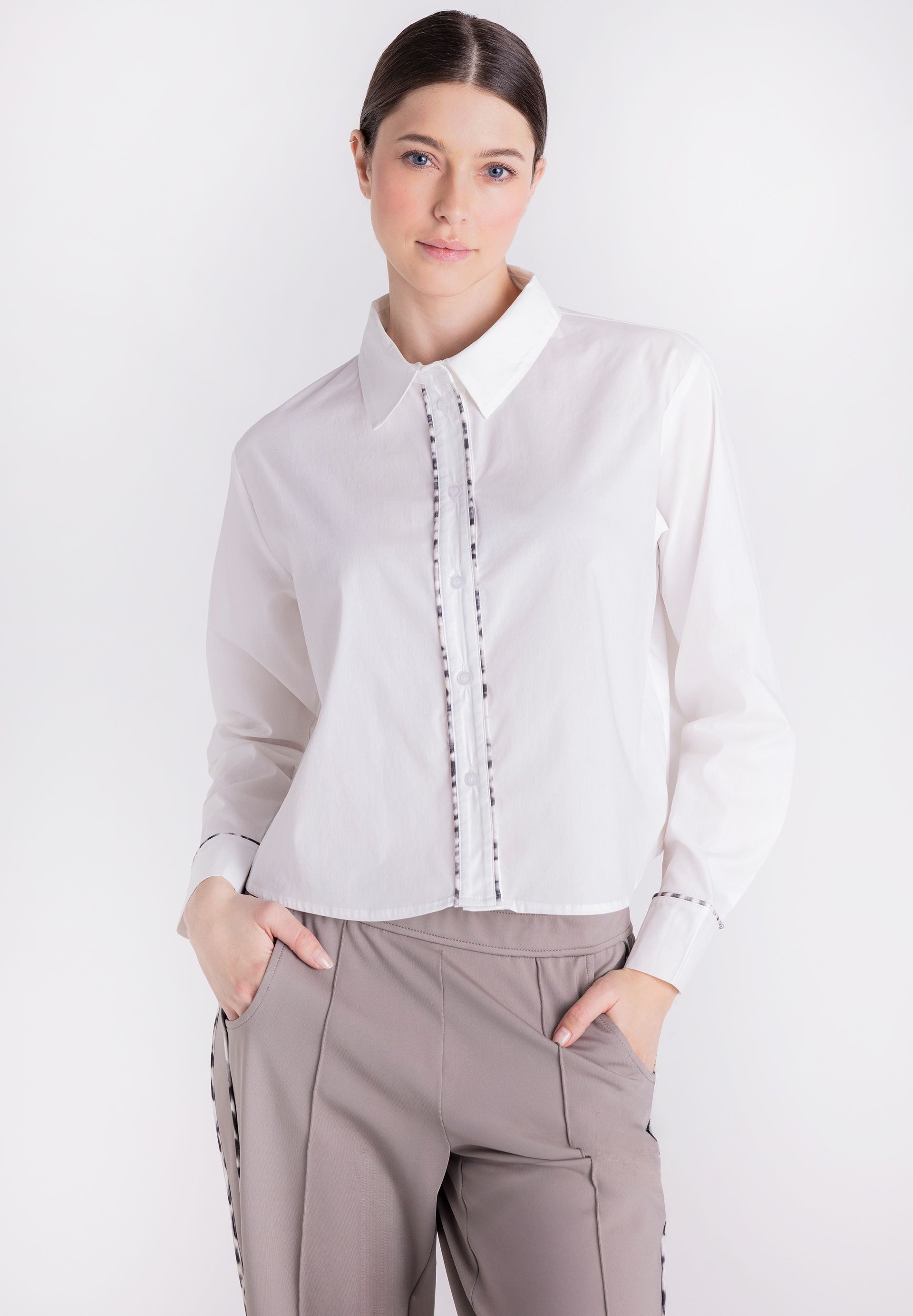 TUZZI Klassische Bluse mit Knopfleiste