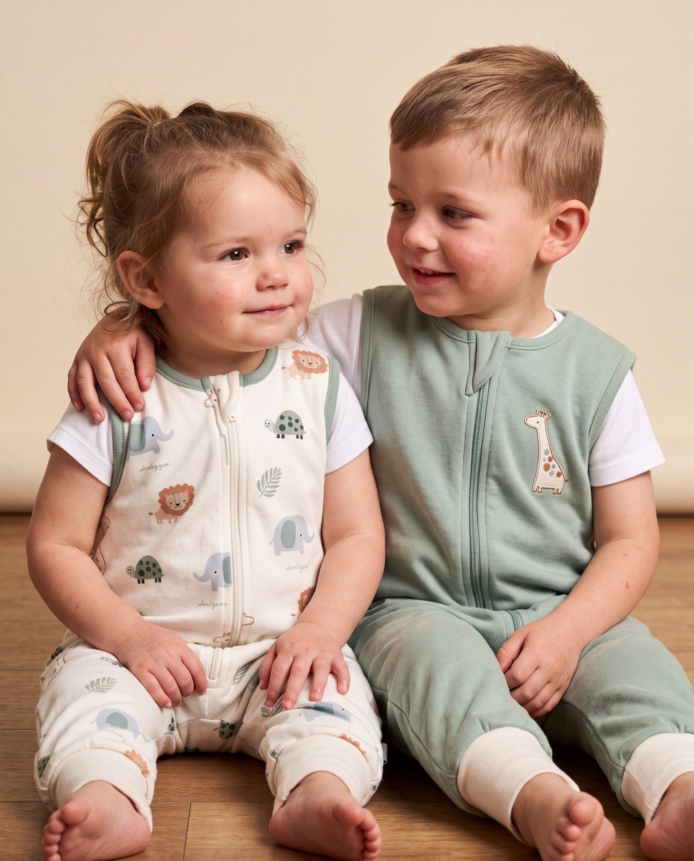 TupTam Babyschlafsack Schlafsack mit Beinen ohne Ärmel 2.5 TOG Ganzjahr – Bild 3 von 5
