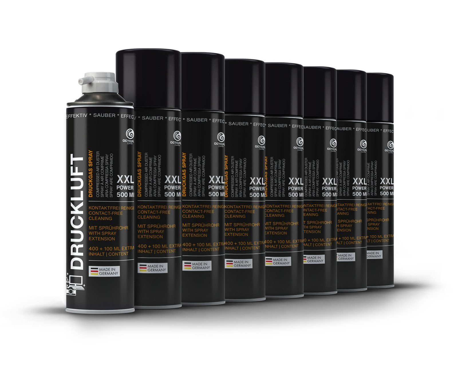 OCTOPUS Fluids Werkstattwagen 8x Druckluftspray, Druckluft günstig online kaufen