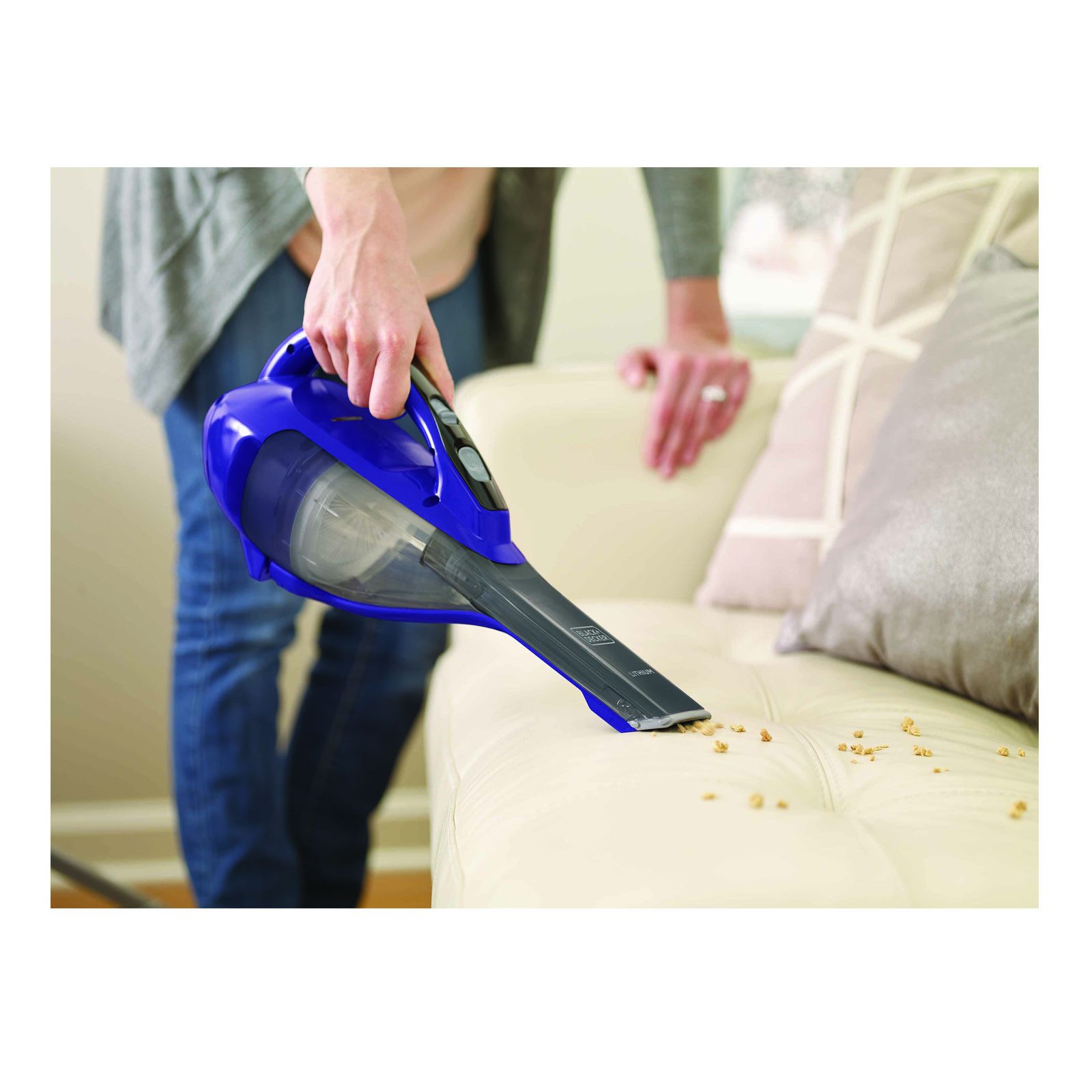 Black + Decker Akku-Stielstaubsauger DVA325JP07 – Bild 4 von 5