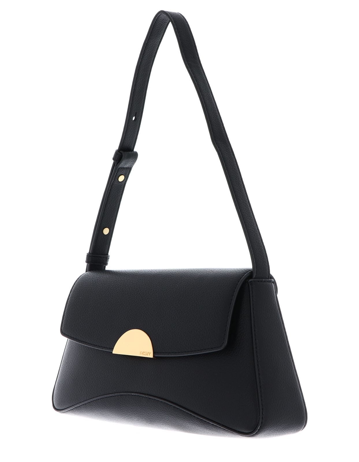 DKNY Schultertasche Flap Shoulder Bag, aus echtem Rindsleder