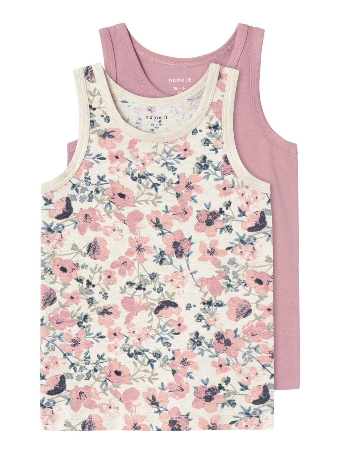 Unterhemd NMFTANK TOP 2P NOSTALGIA FLOWER NOOS