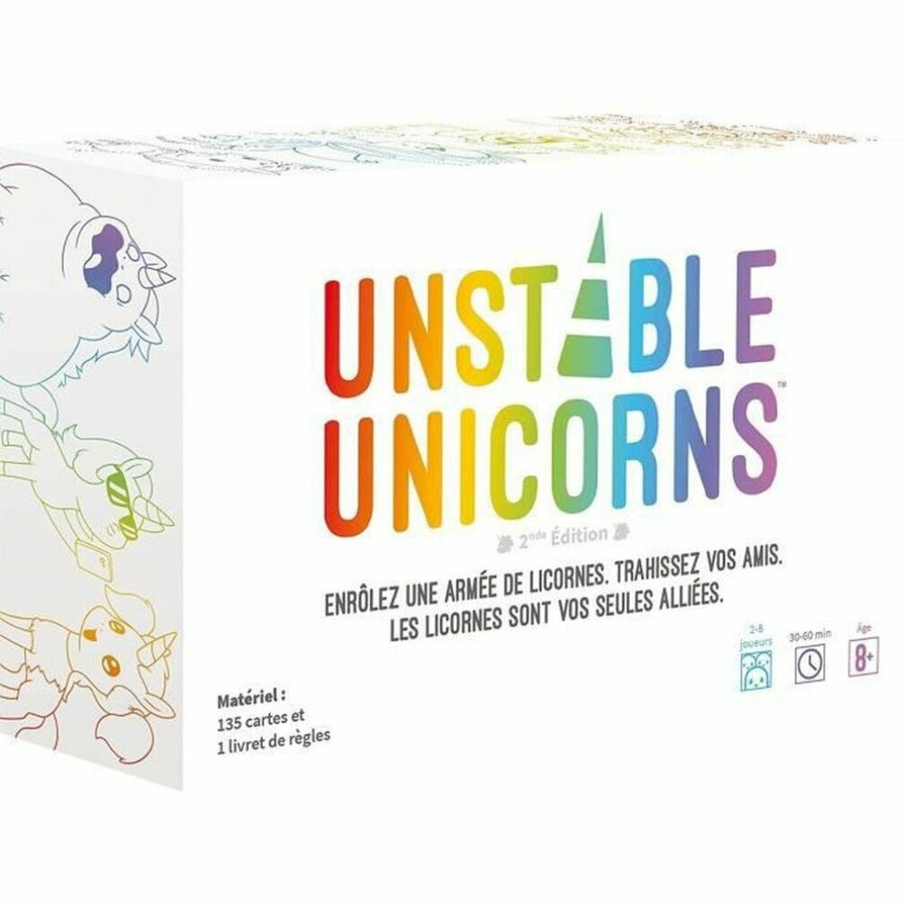 Asmodee Spiel Tischspiel Unstable Unicorns (FR)