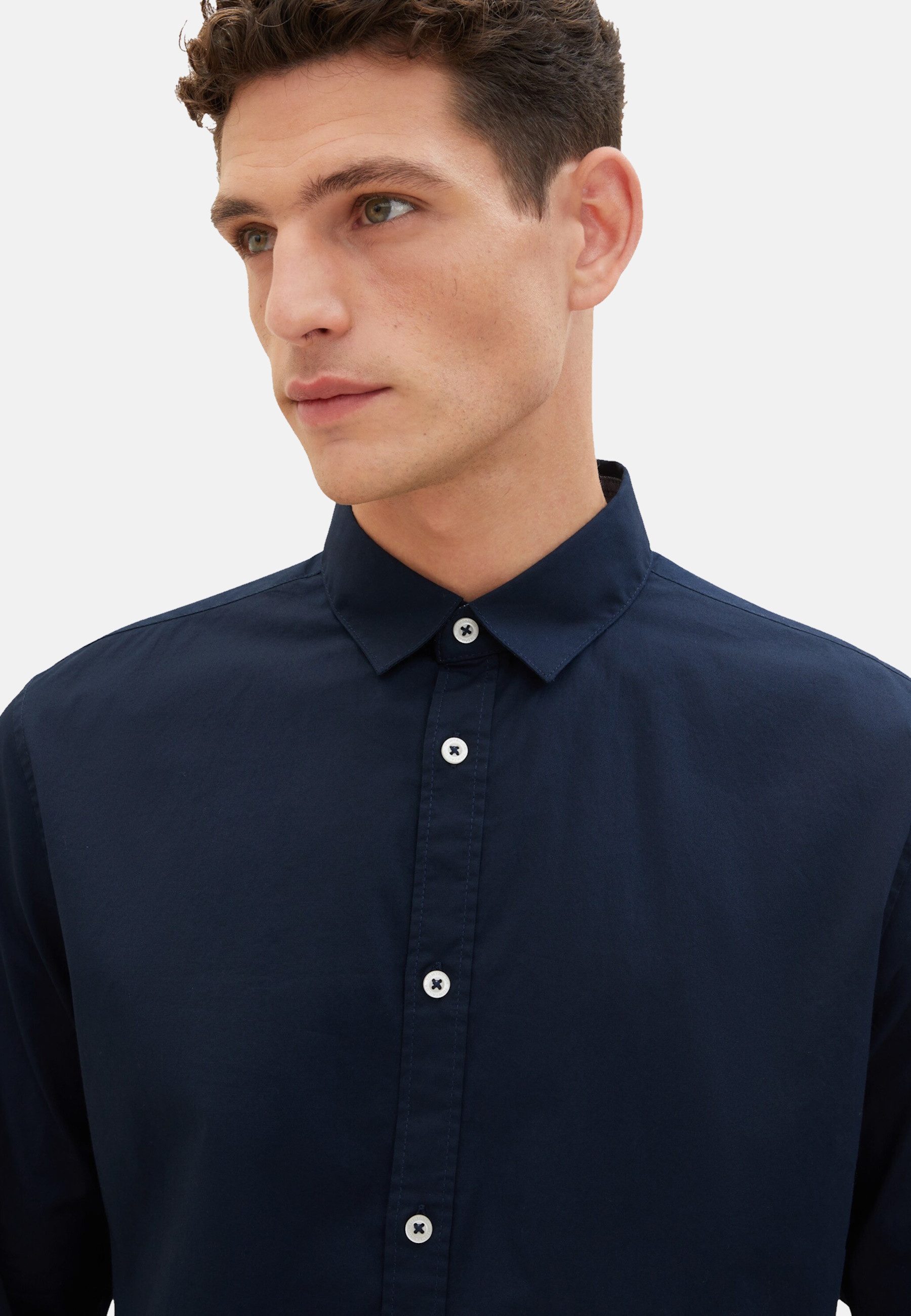 TOM TAILOR Langarmhemd Hemd Langarmhemd (1-tlg)