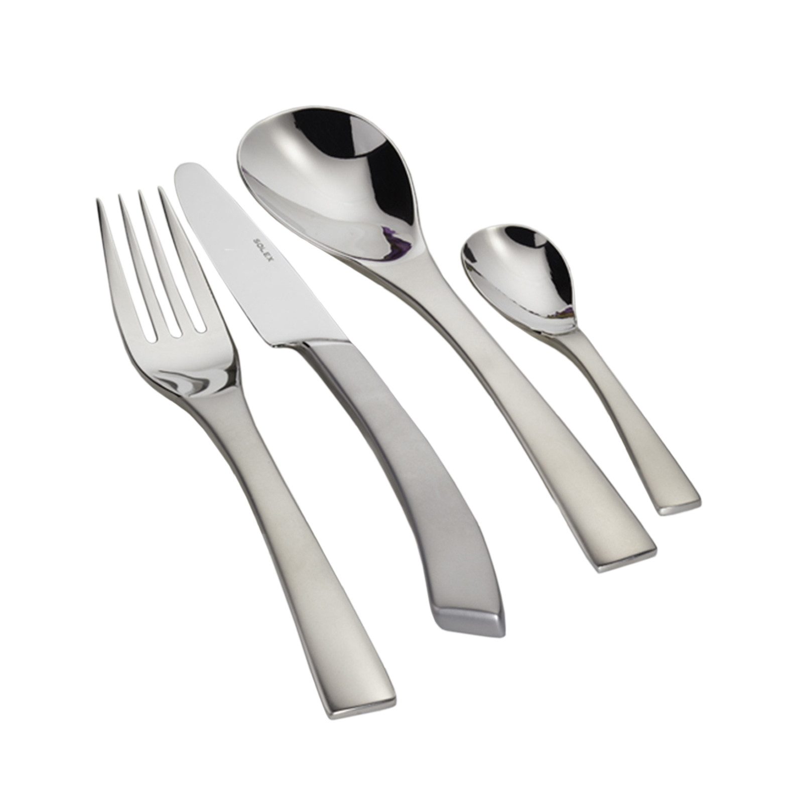 solex Besteck-Set Besteckset 24-tlg. Sophia Sand (24-tlg), 6 Personen, Edelstahl 18/10, Essbesteck Tafelbesteck