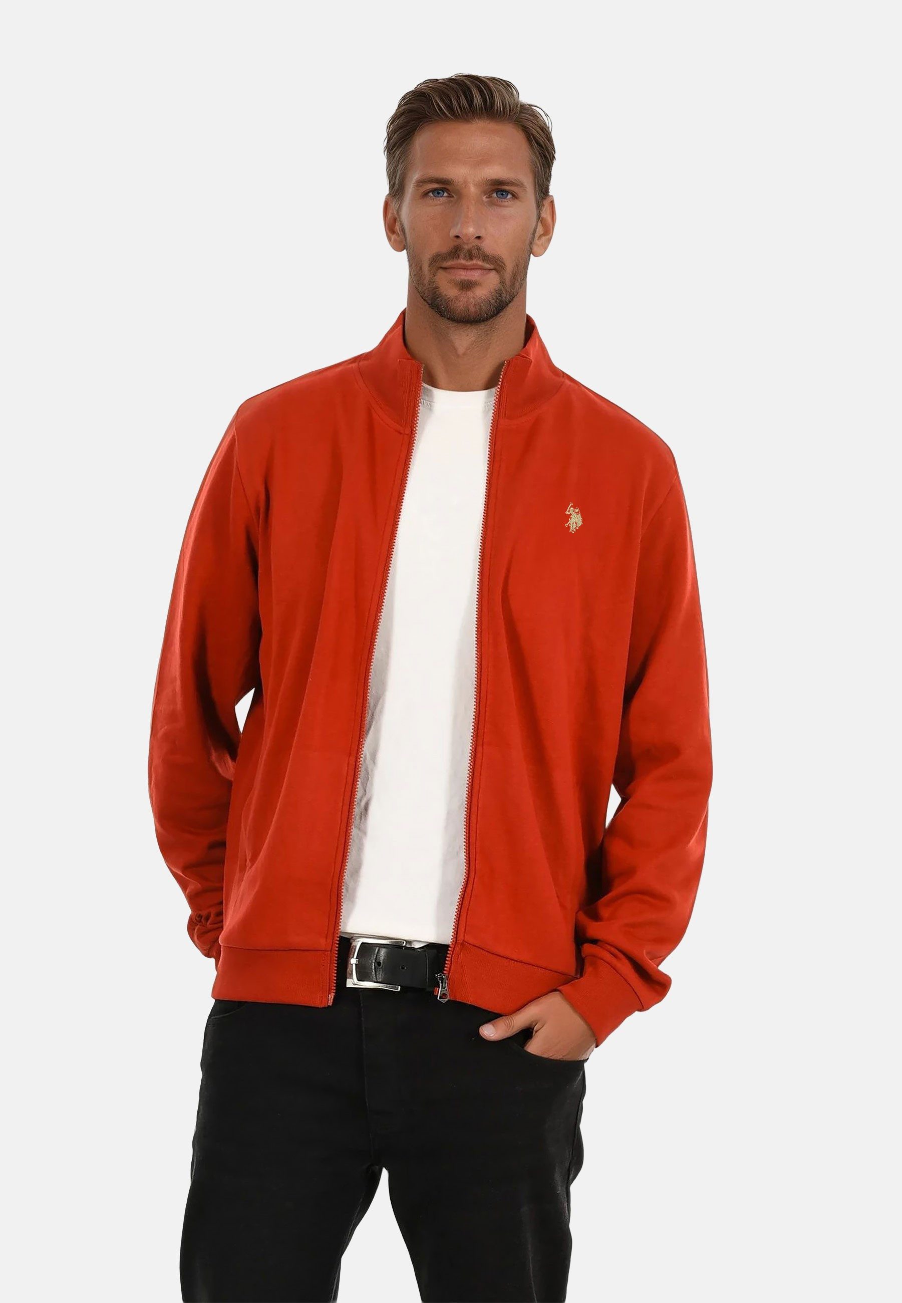 U.S. Polo Assn. Sweatjacke Sweatjacke USTheoo – Herren Zip-Jacke mit Stehkr günstig online kaufen