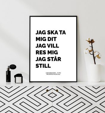 NORDIC WORDS Poster Linda Bengtzing - Ta Mig