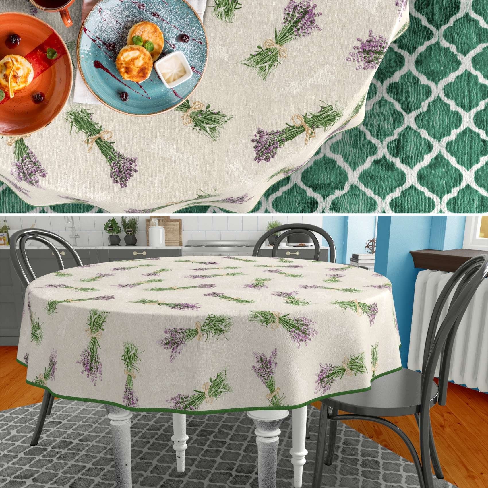 ANRO Tischdecke mit Blumen Botanik aus günstig online kaufen