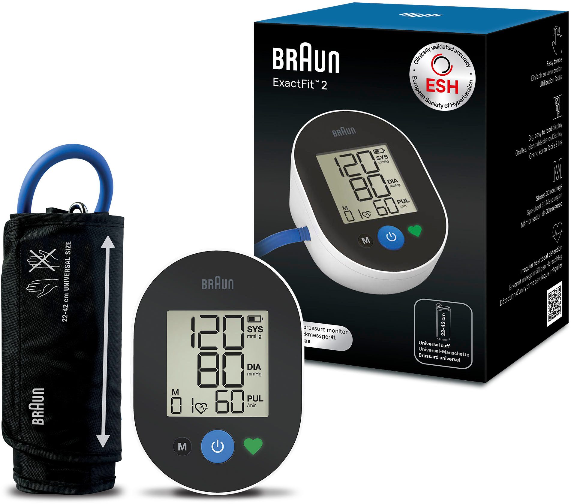 Oberarm-Blutdruckmessgerät ExactFit™ 2 BUA4050EU