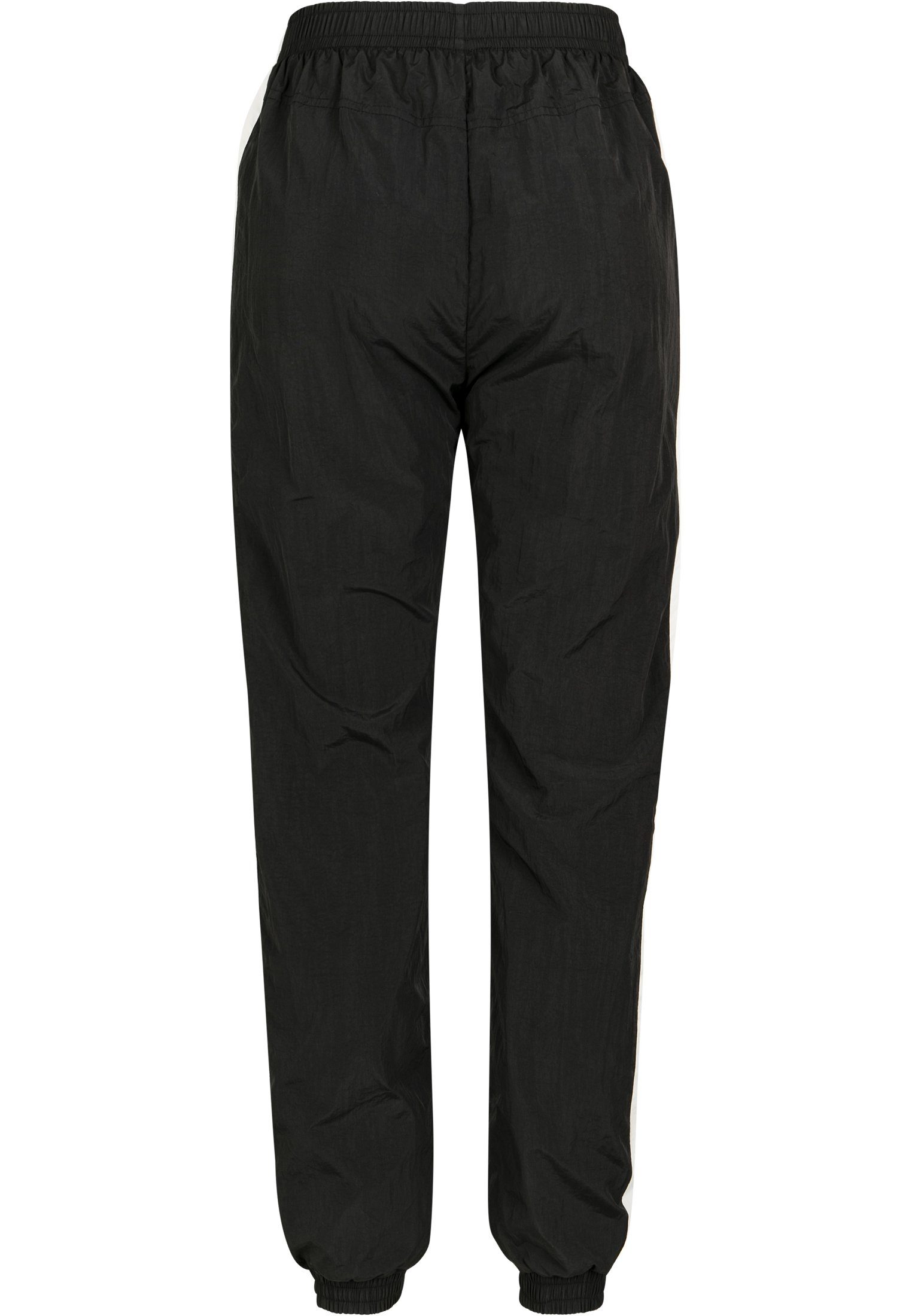Ladies Striped Pants (1-tlg) CLASSICS Stoffhose URBAN Crinkle black/white Damen
