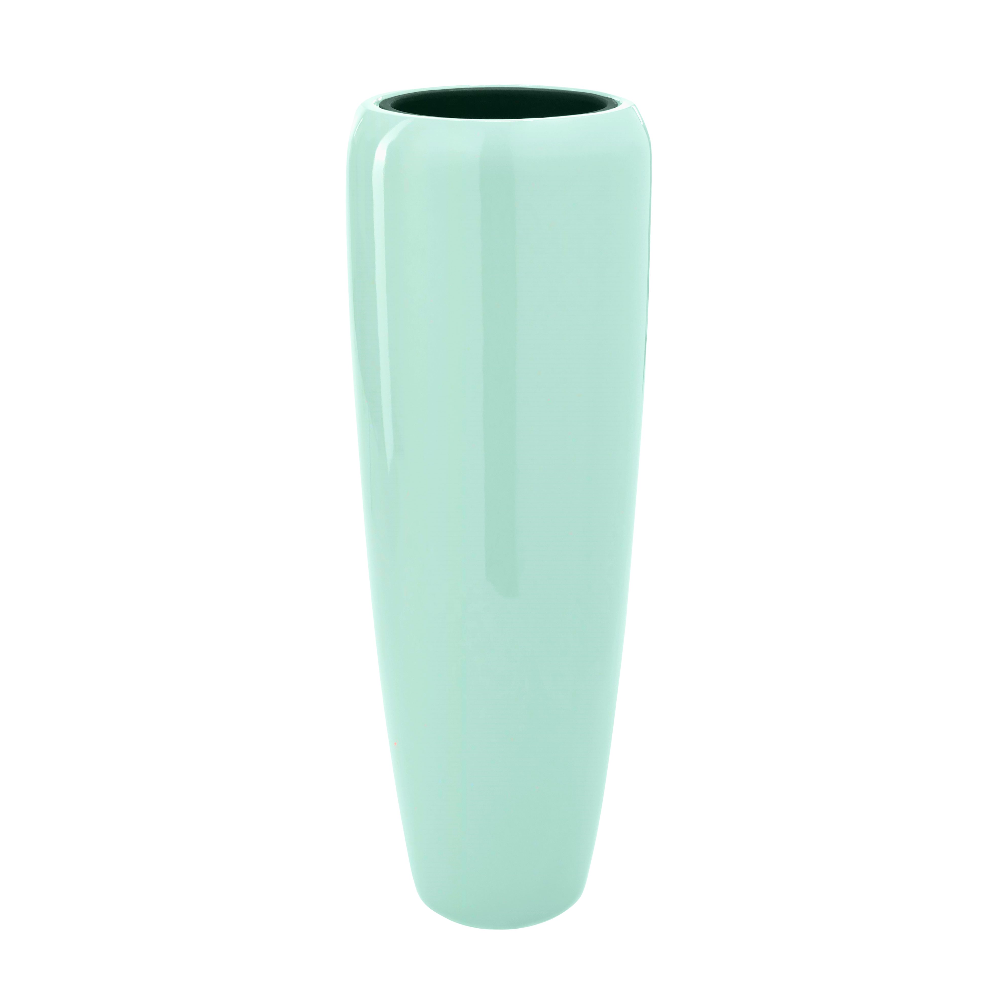 Flingora Bodenvase Cleo, mit Einsatz - Fiberglas - Indoor & Outdoor - Mint - Höhe 97 cm