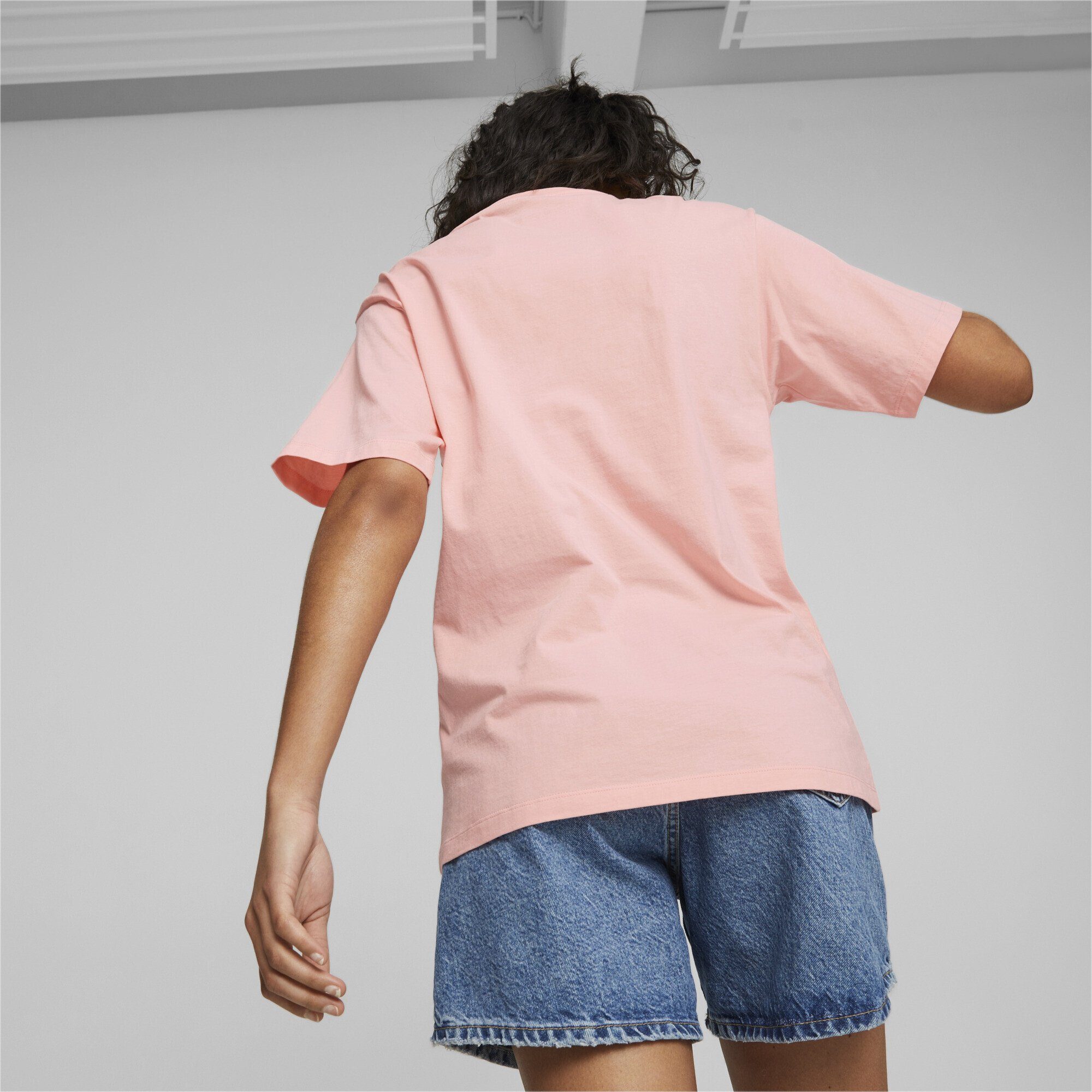 Peach Smoothie PUMA SQUAD PUMA Pink T-Shirt Damen T-Shirt