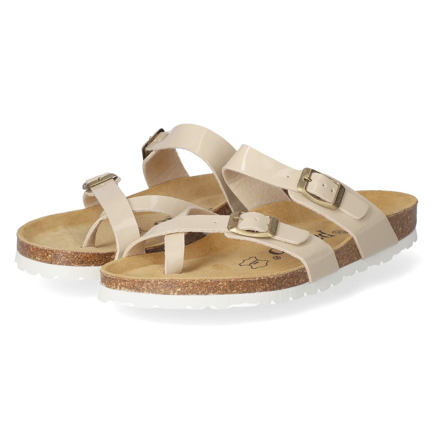 Palado Palado 0468-352-05 Damen Synthetik beige Pantolette