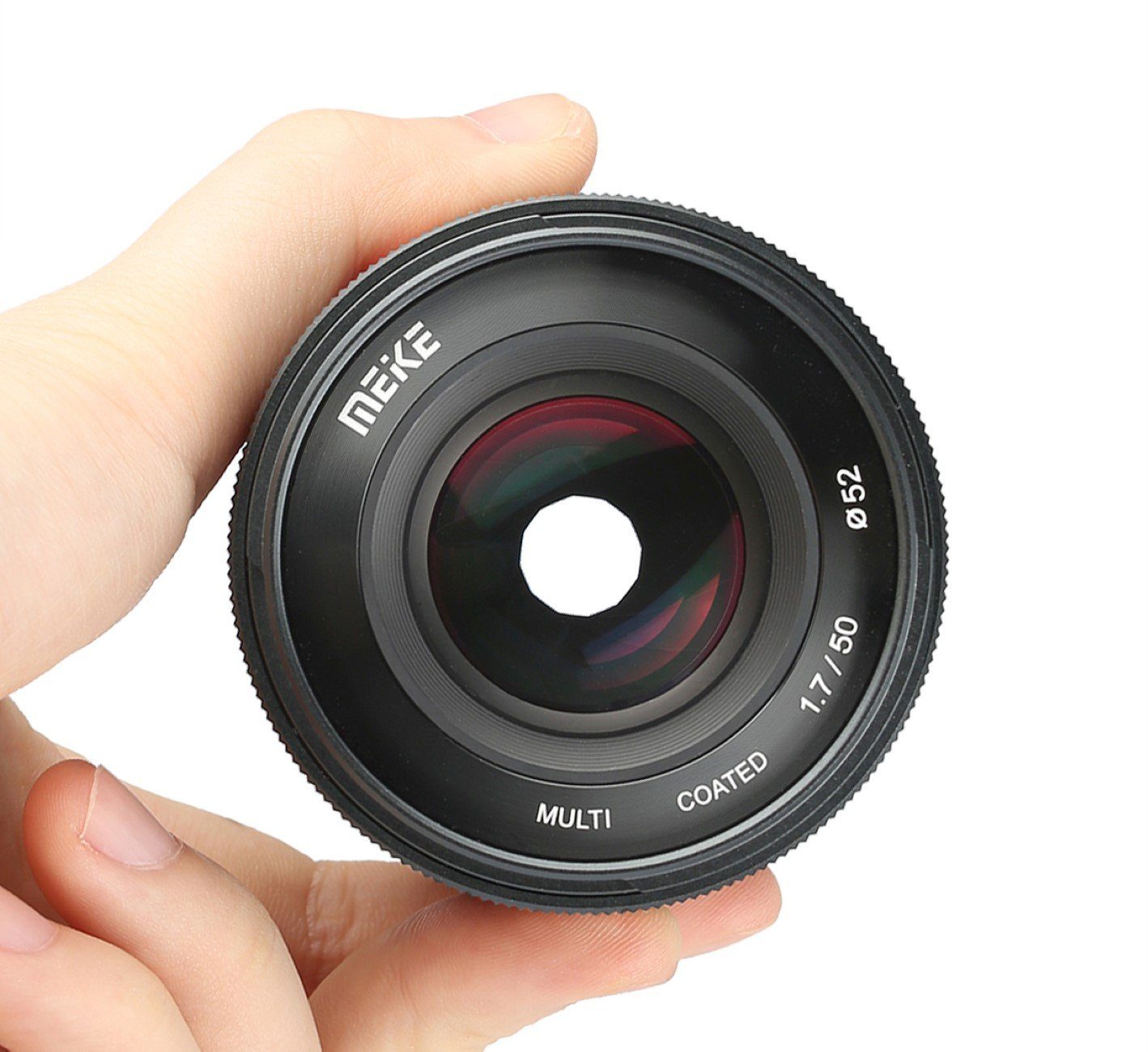 Meike Meike 50mm F1.7 Objektiv E-Mount Objektiv multicoated Sony für