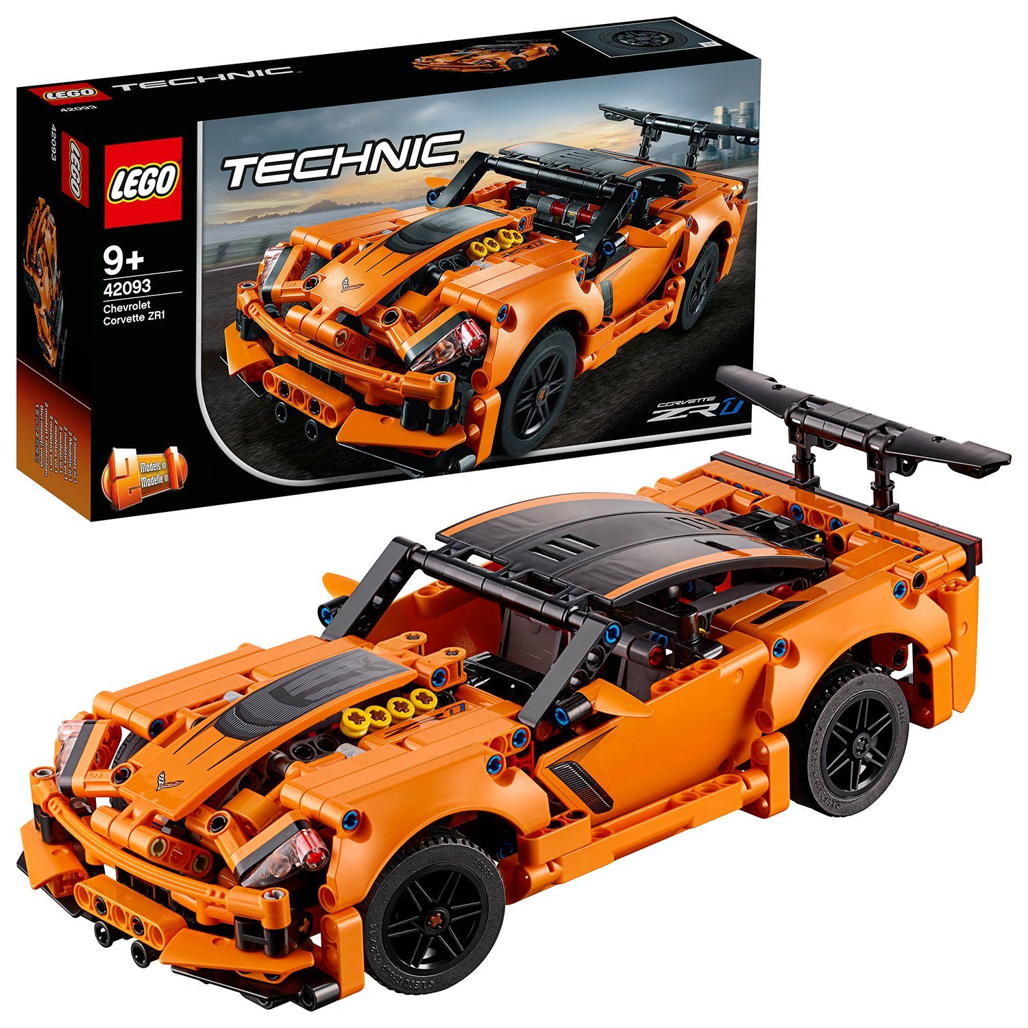 St) LEGO® ZR1, Konstruktionsspielsteine 579 LEGO® (Set, Technic™ - Chevrolet Corvette
