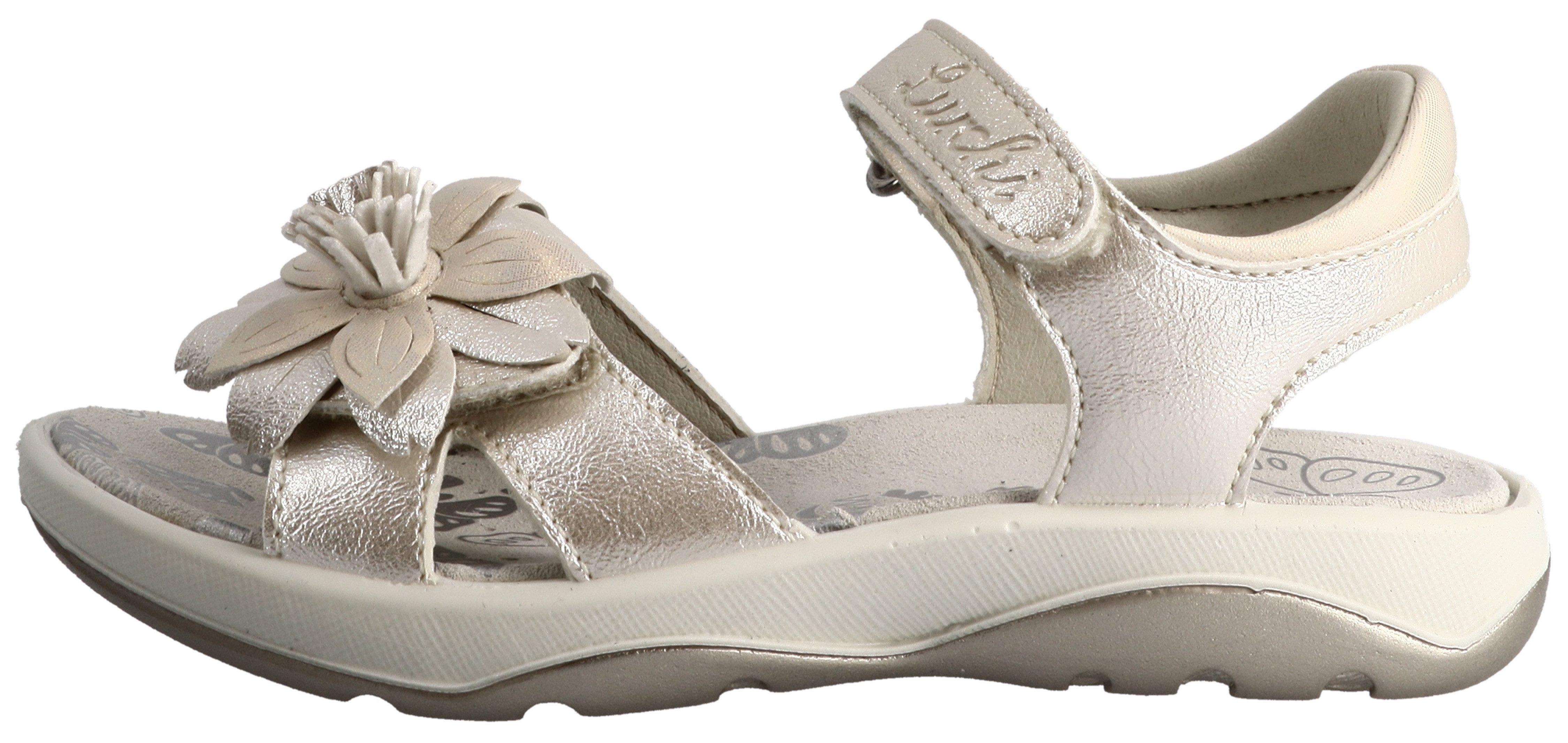 Lurchi Flora Sandale Sandalette mit Blumenverzierung, Größenschablone zum Download