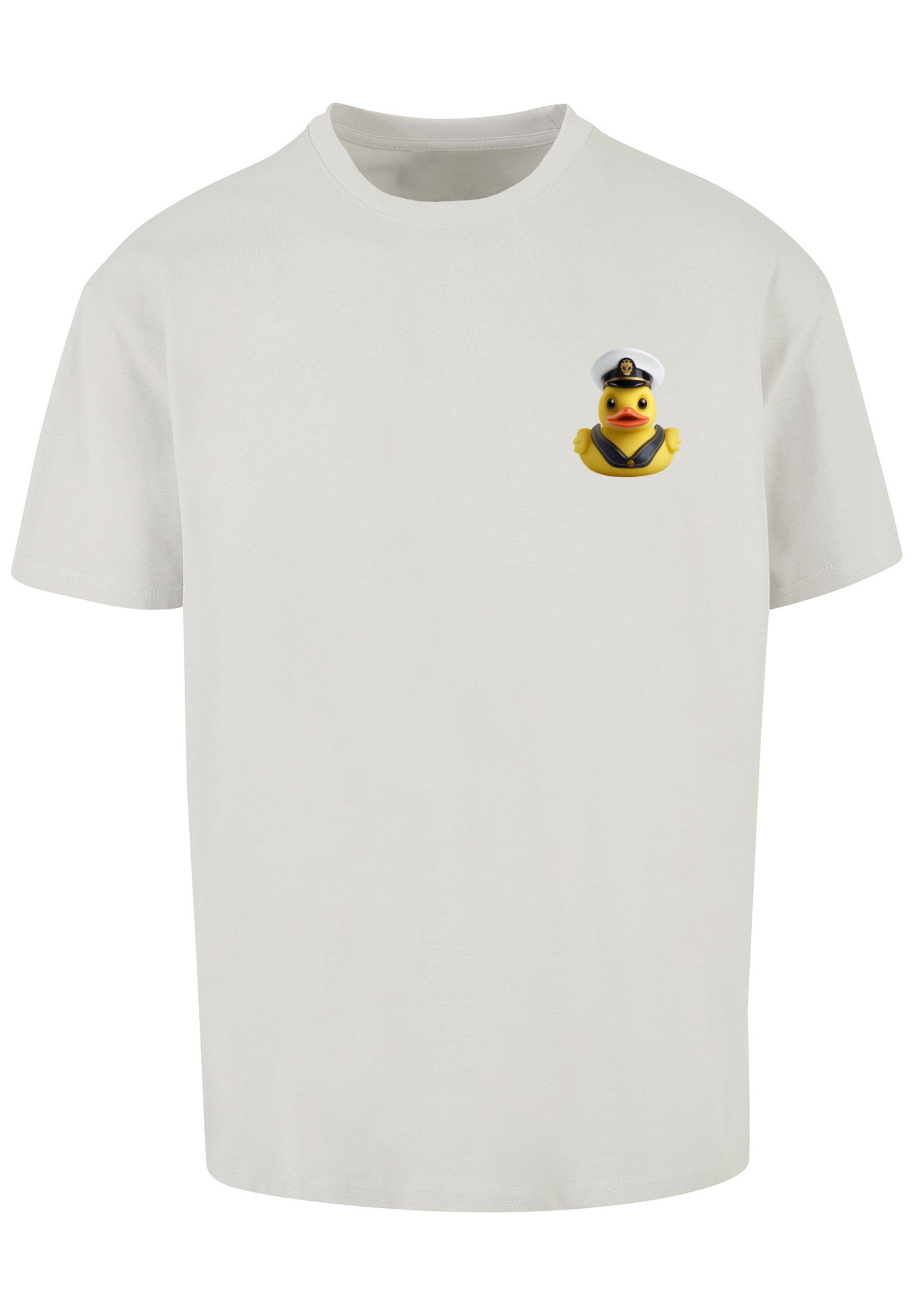 Print F4NT4STIC Captain T-Shirt Duck OVERSIZE TEE lightasphalt Rubber