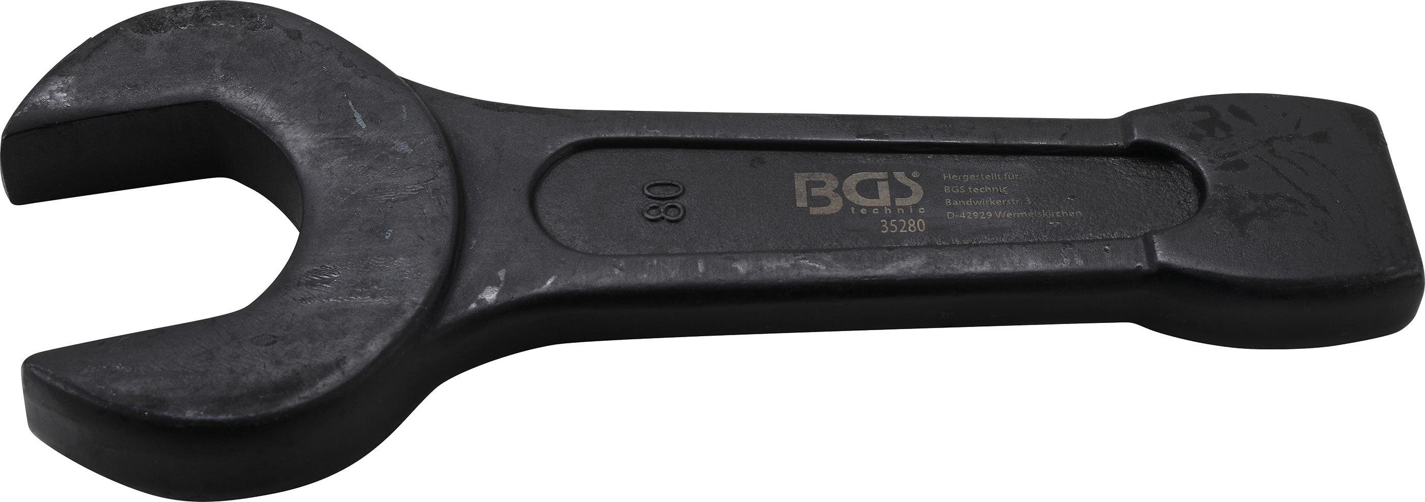 BGS technic Maulschlüssel Schlag-Maulschlüssel, SW 80 mm