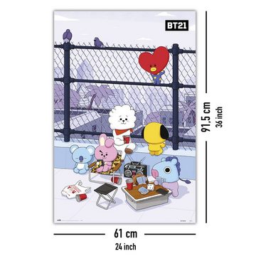 Grupo Erik Poster BT21 Poster Rooftop 61 x 91,5 cm